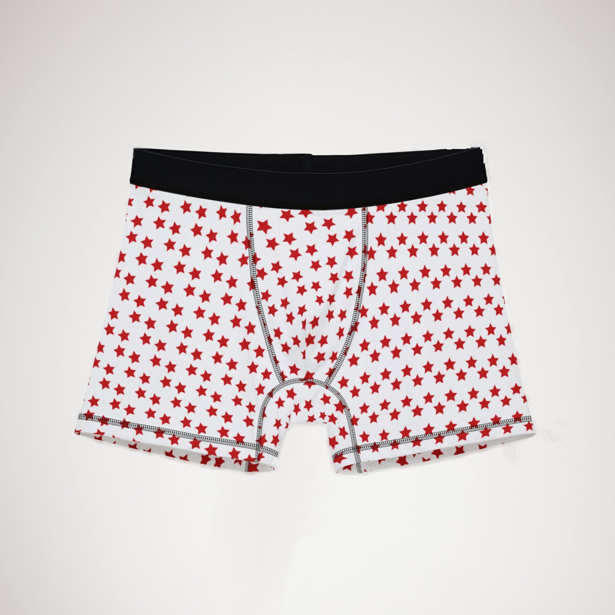 Men's boxers red christmas dots