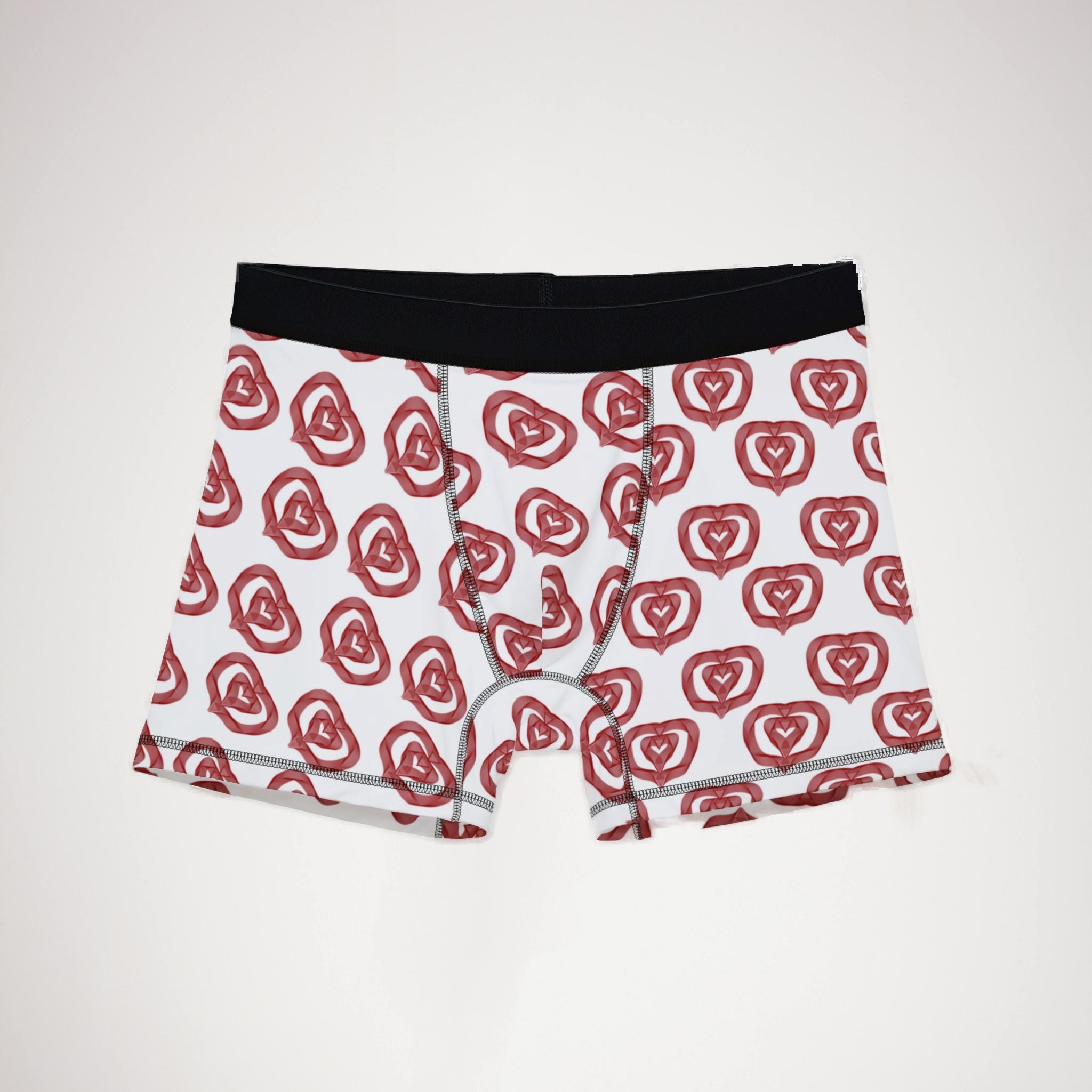 Men's boxers love hearts