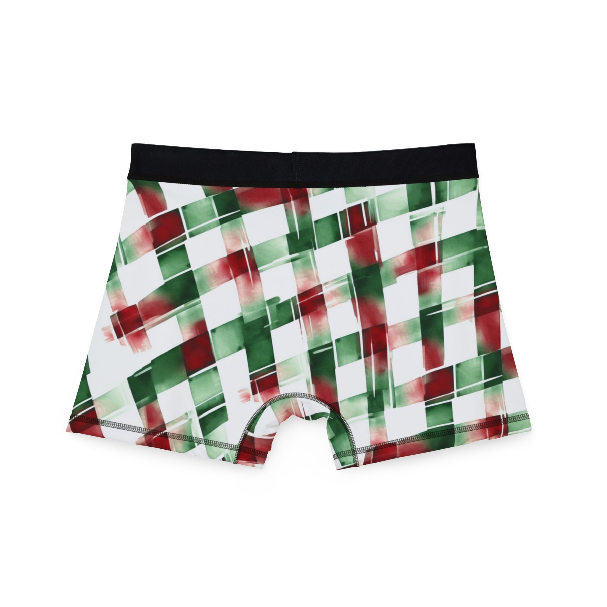 Men's boxers watercolor christmas one