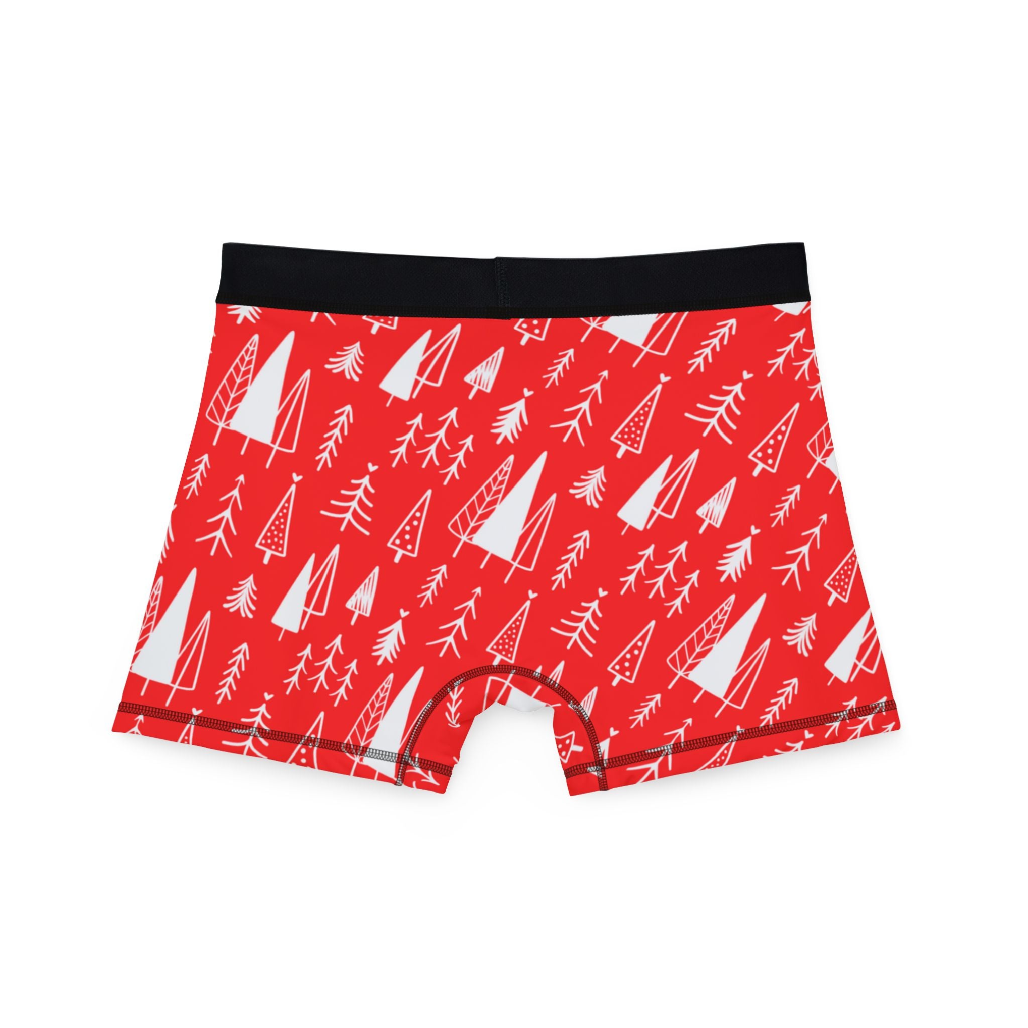 Men's boxers red white christmas