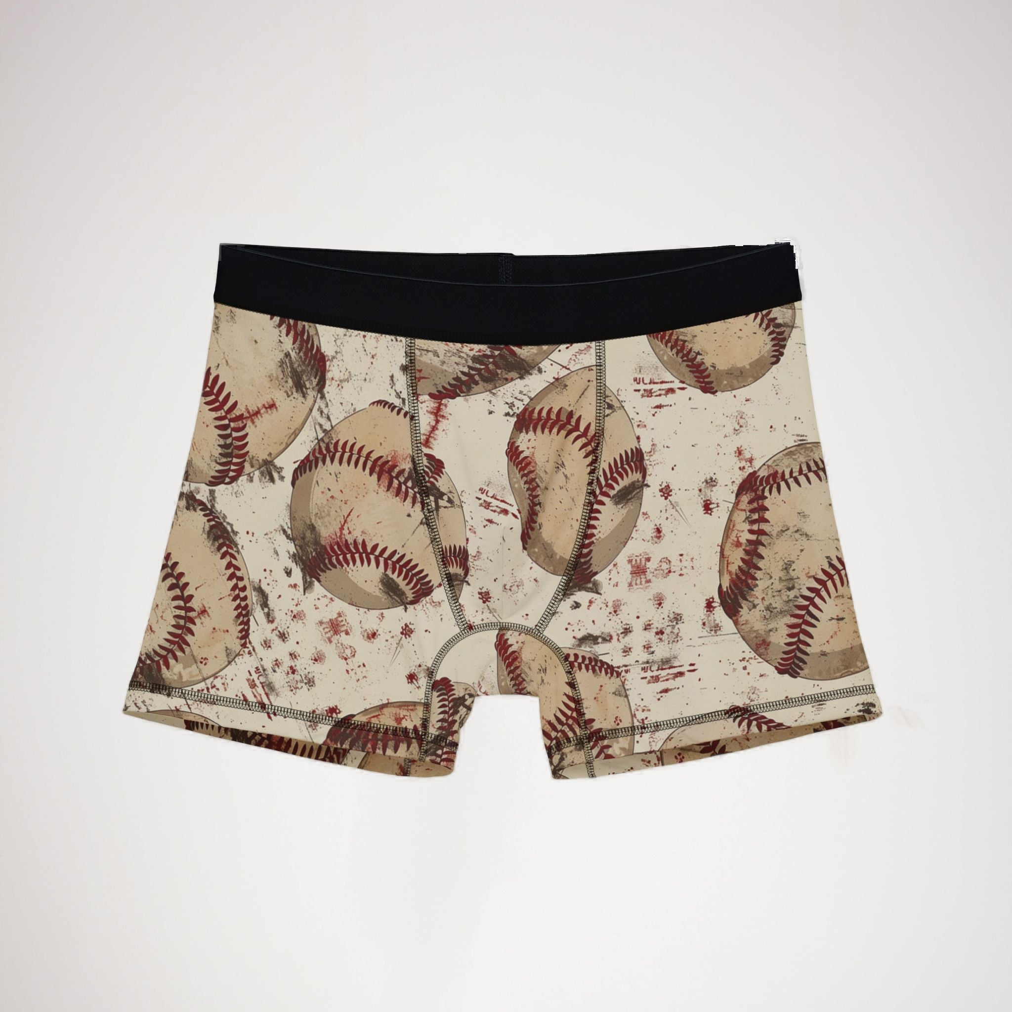 Men's boxers retro baseball