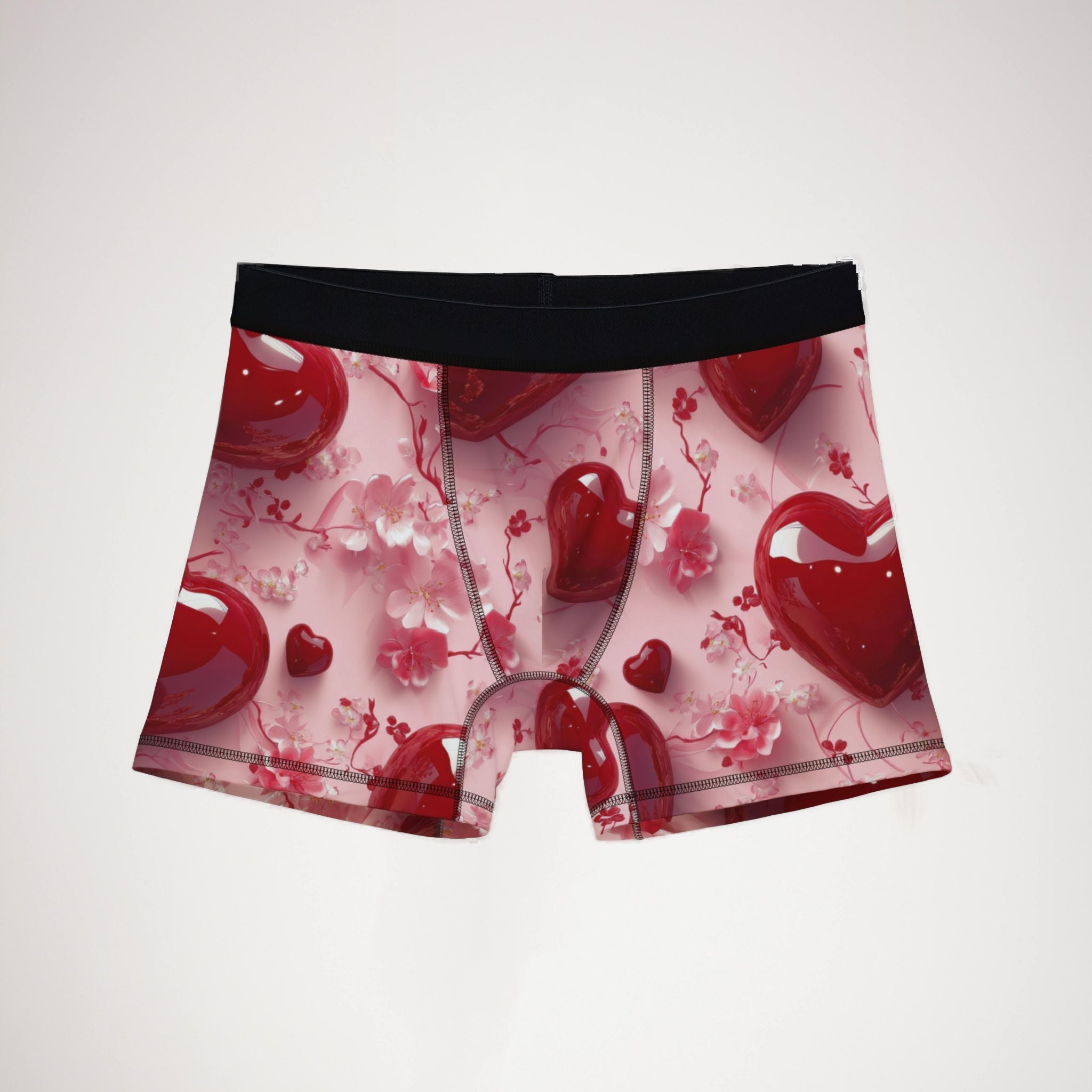 Men's boxers valentine red heart one one