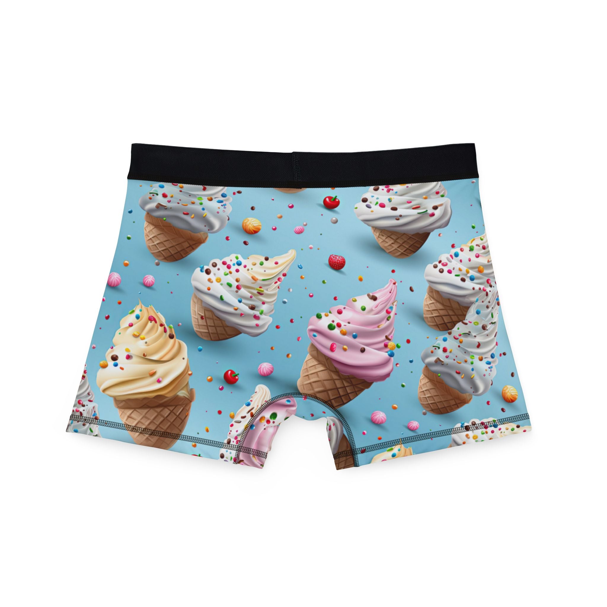 Men's boxers sprinkled ice cream
