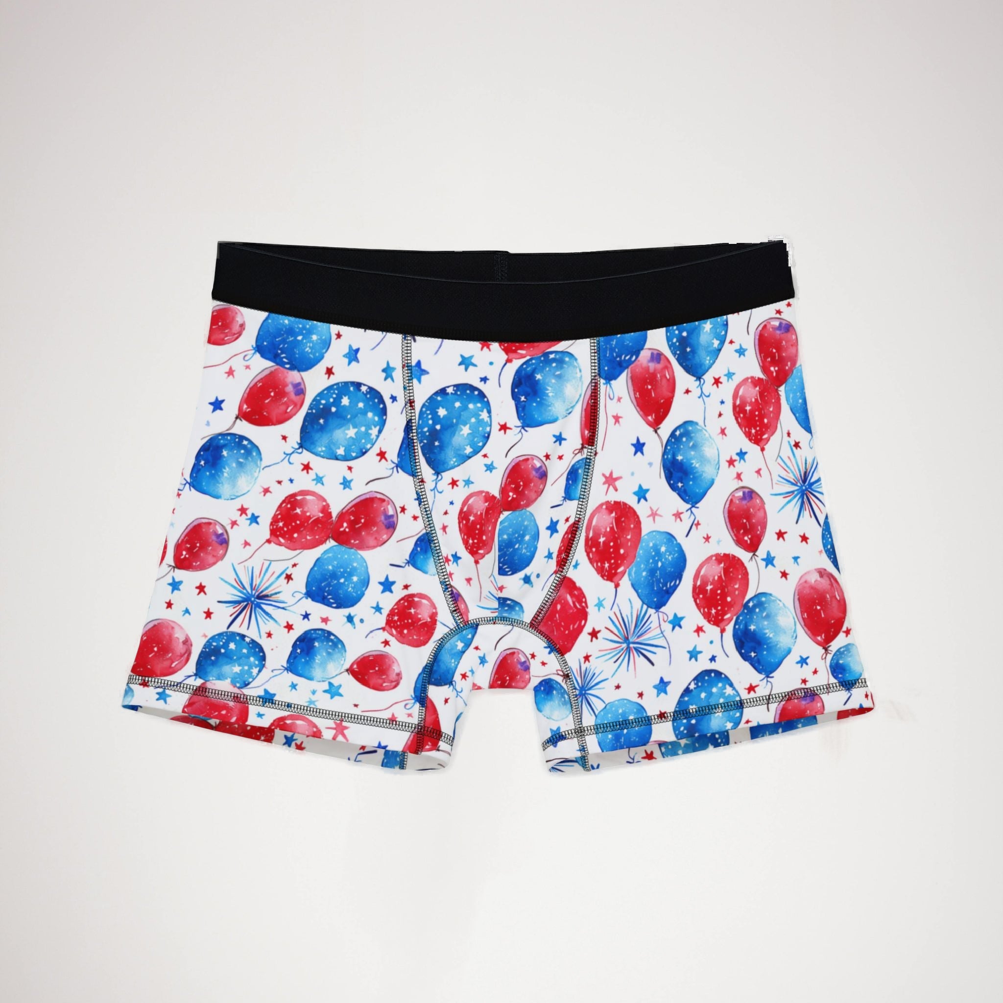 Men's boxers watercolor 4th of july