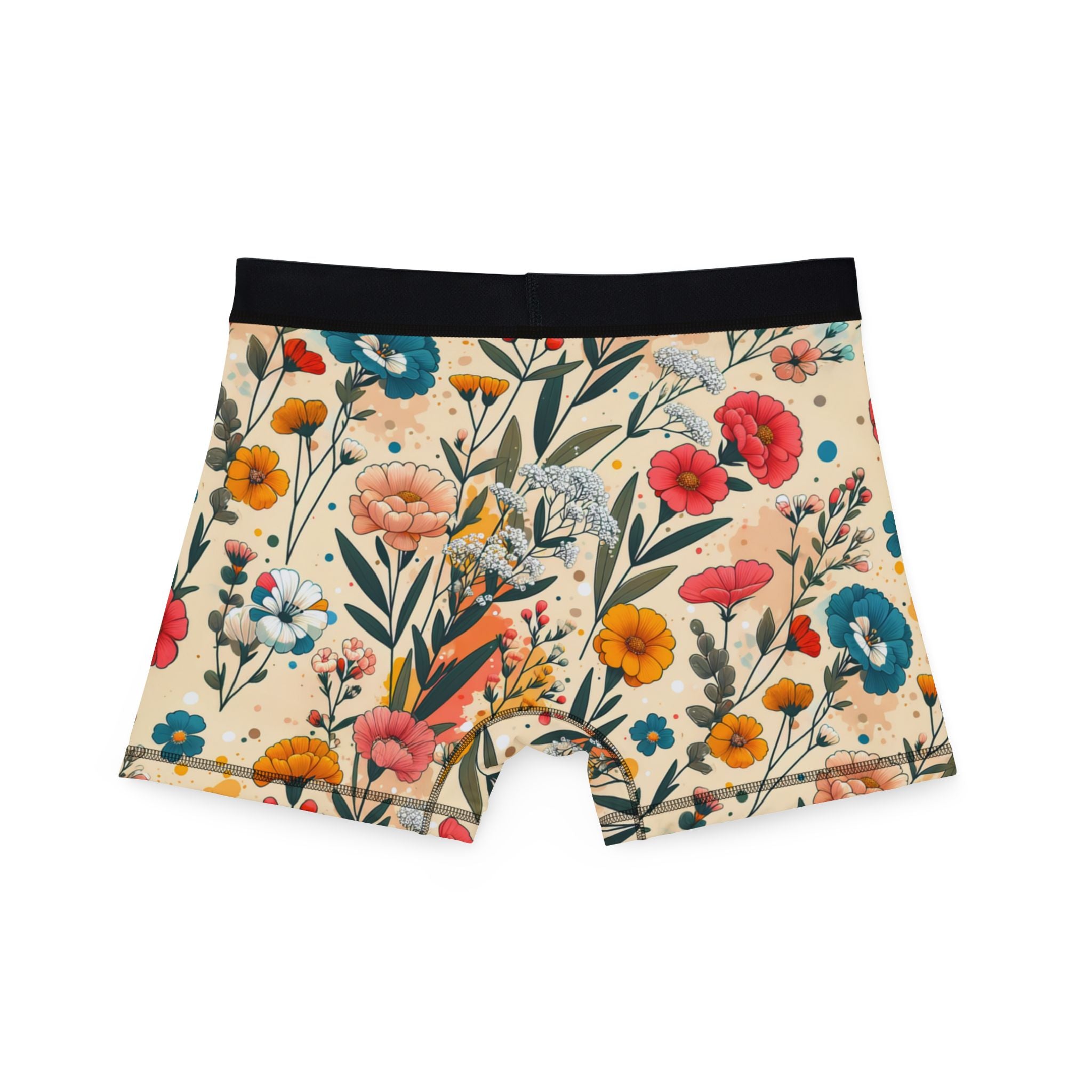 Men's boxers vibrant spring floral