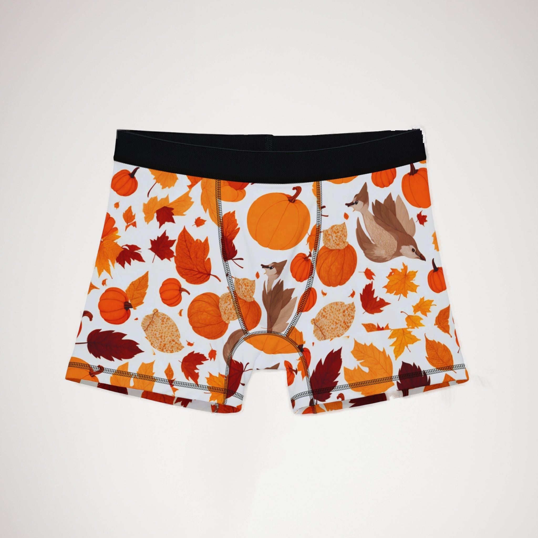 Men's boxers autumn leaves