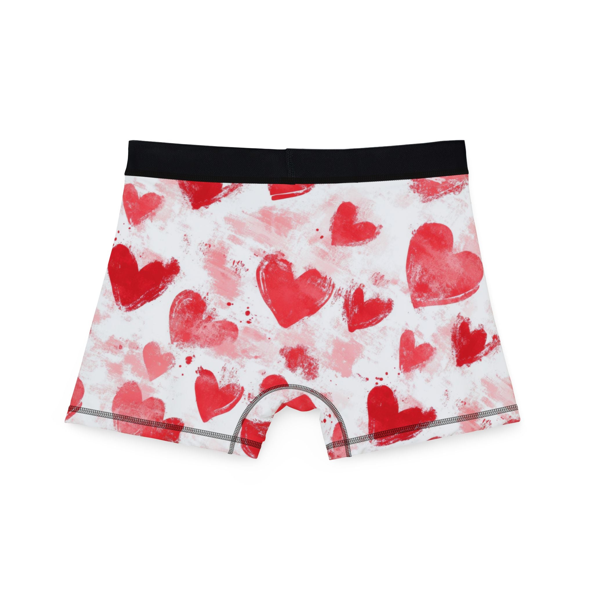 Men's boxers valentine red heart one one
