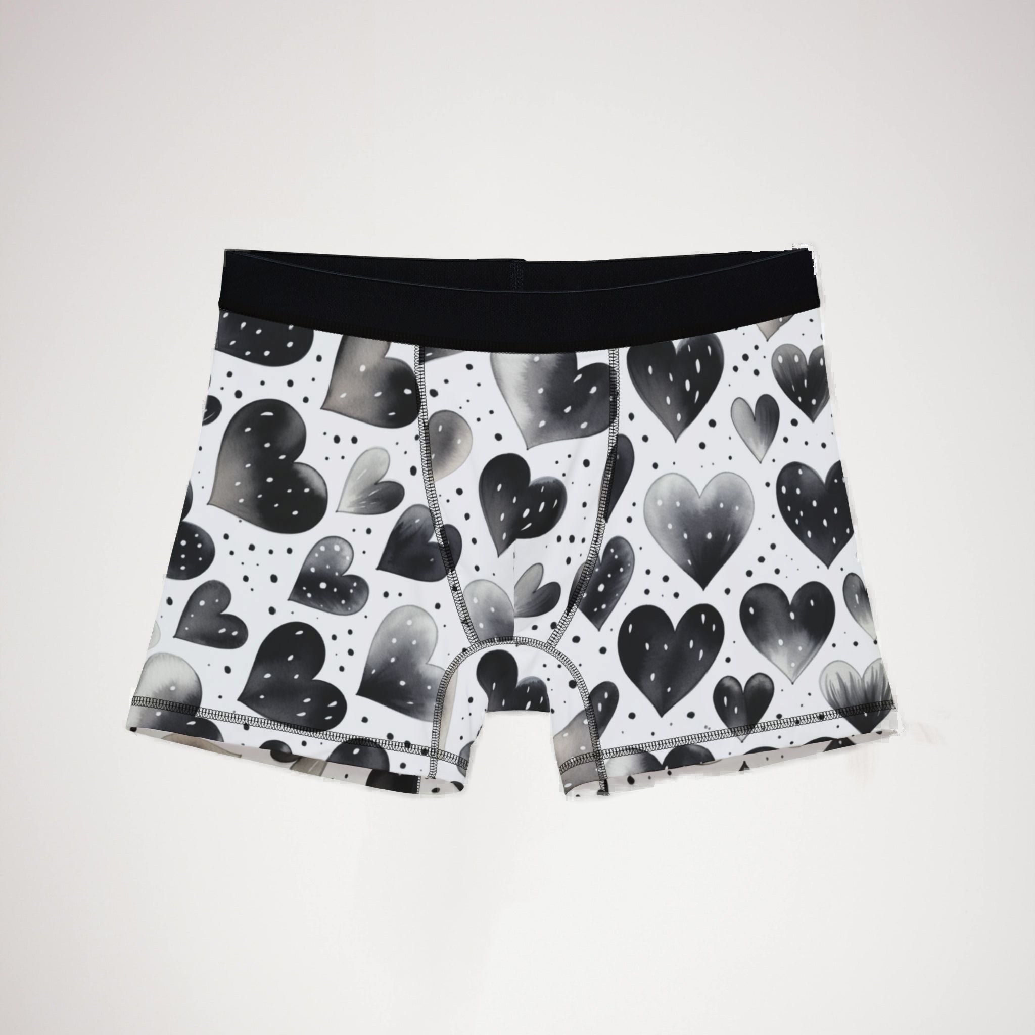 Men's boxers valentines day heart extra