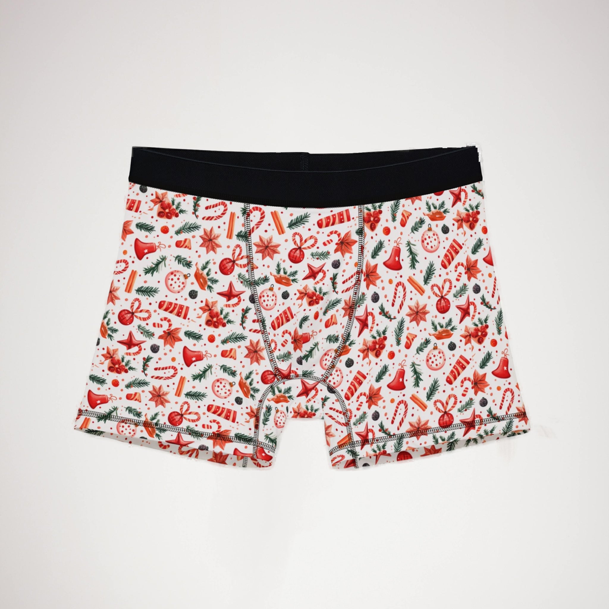 Men's boxers red coquette christmas