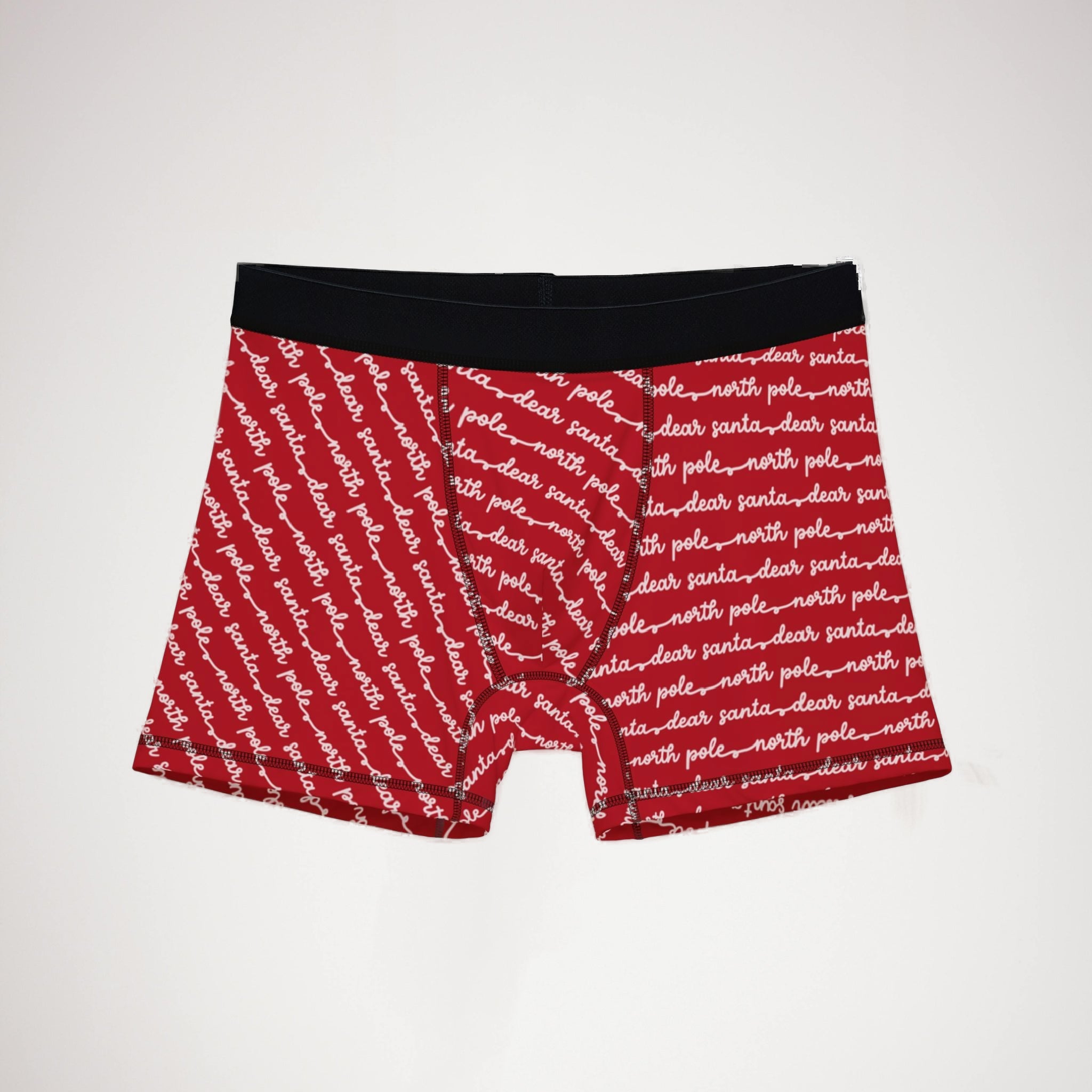 Men's boxers letters to santa christmas
