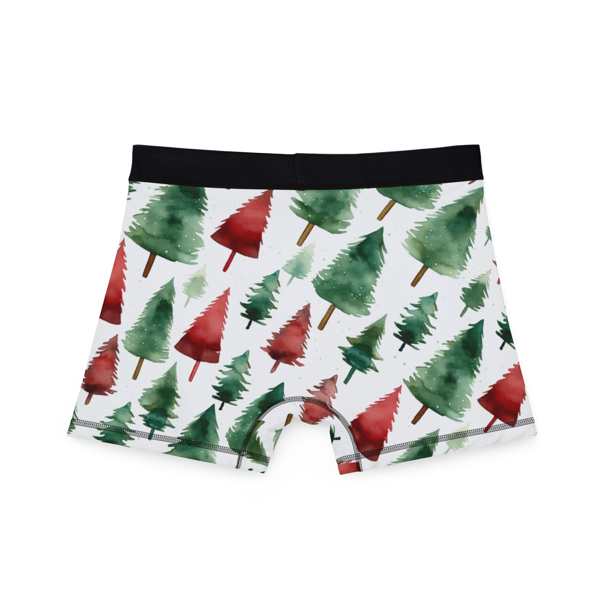 Men's boxers watercolor christmas one