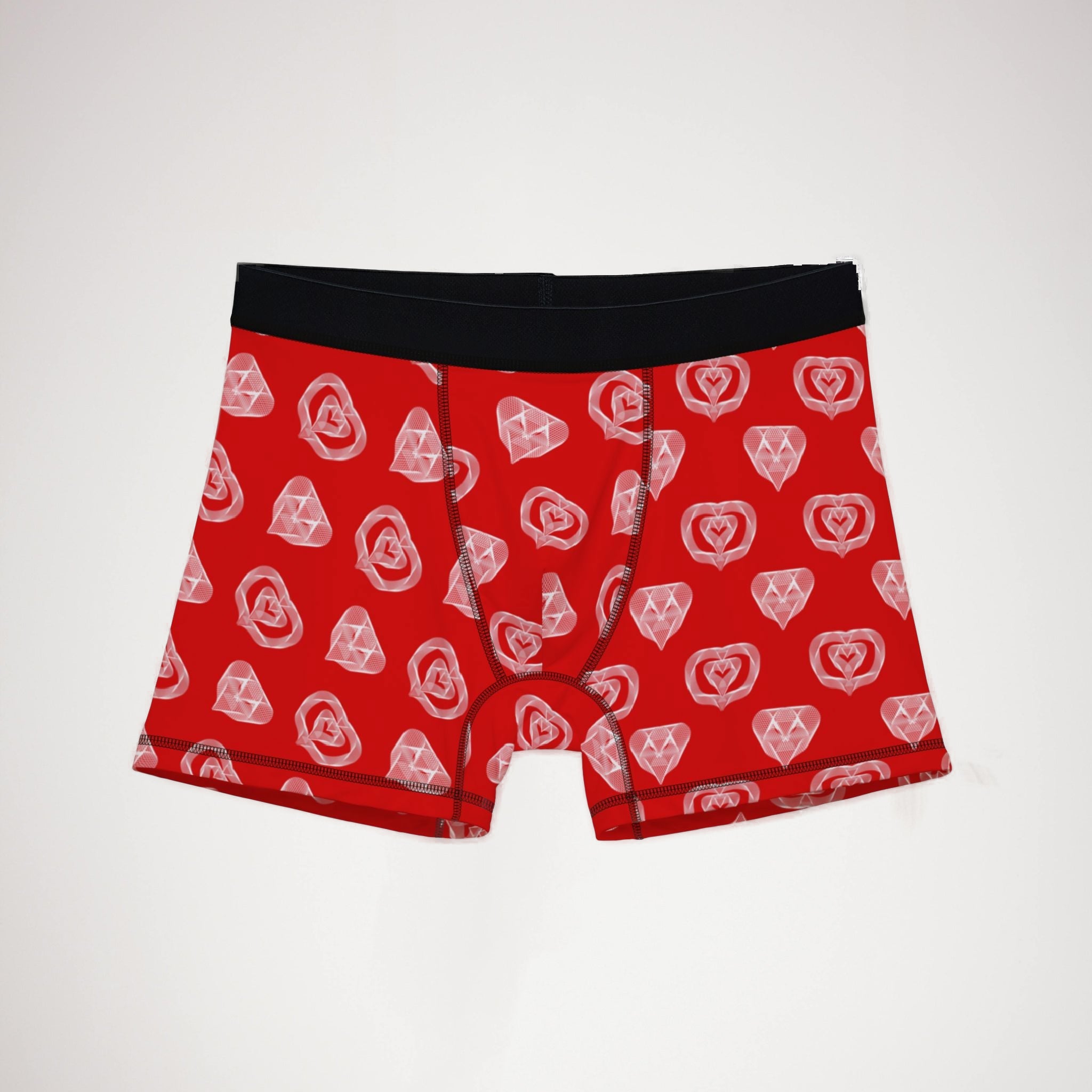 Men's boxers love hearts