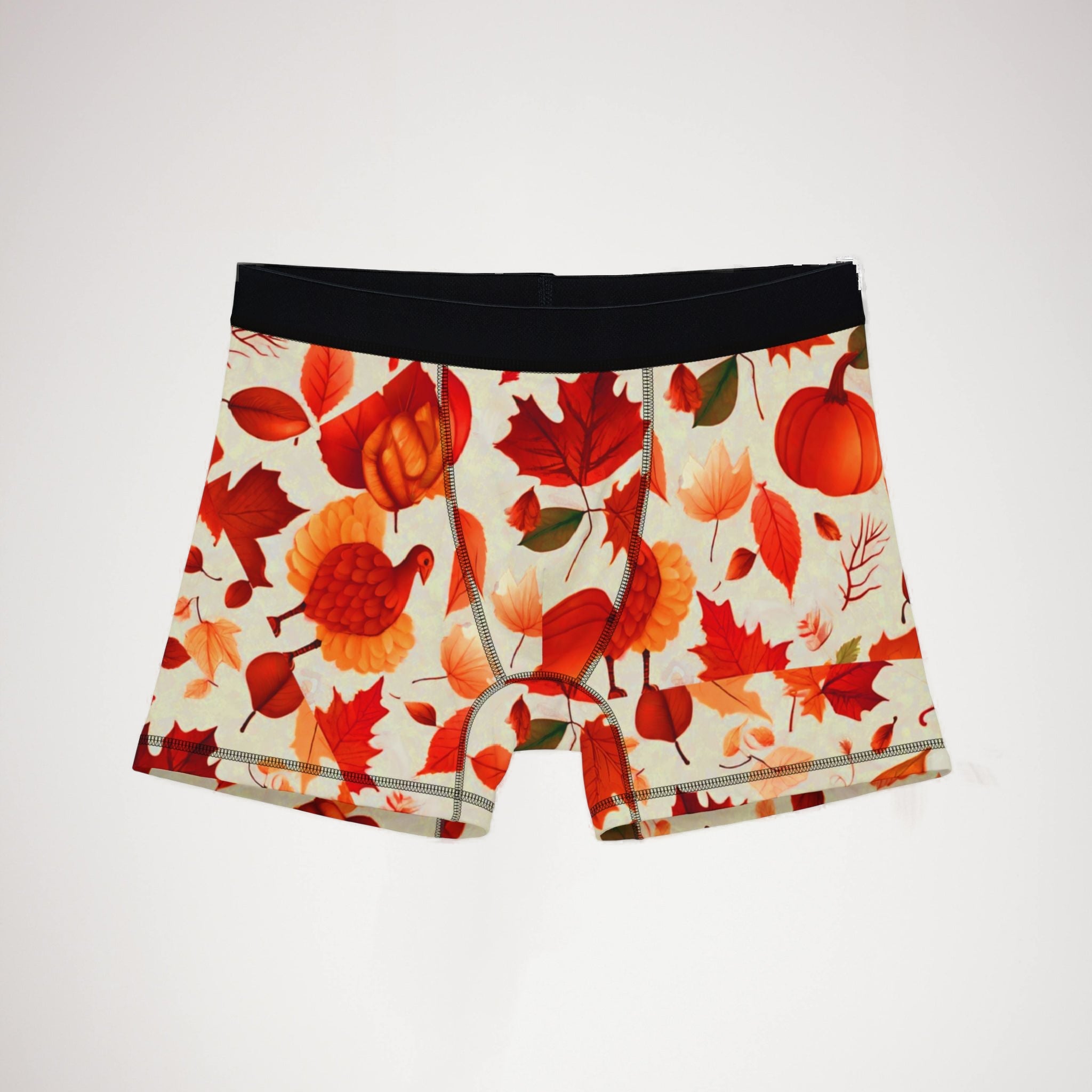 Men's boxers autumn leaves