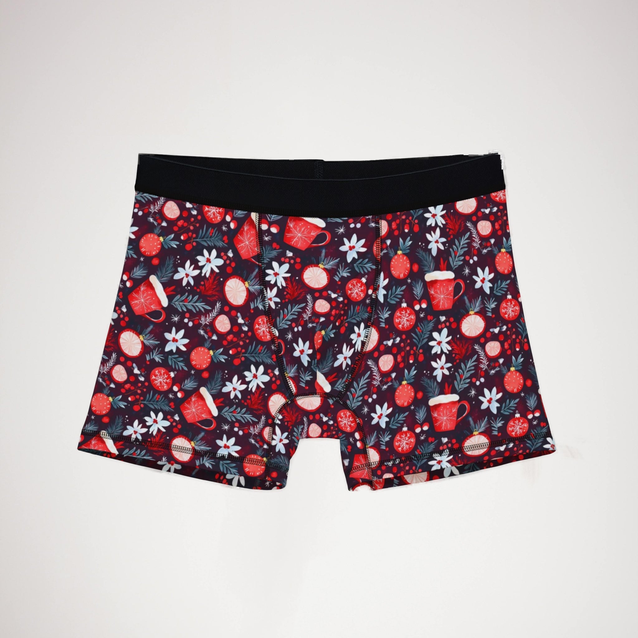 Men's boxers red coquette christmas one