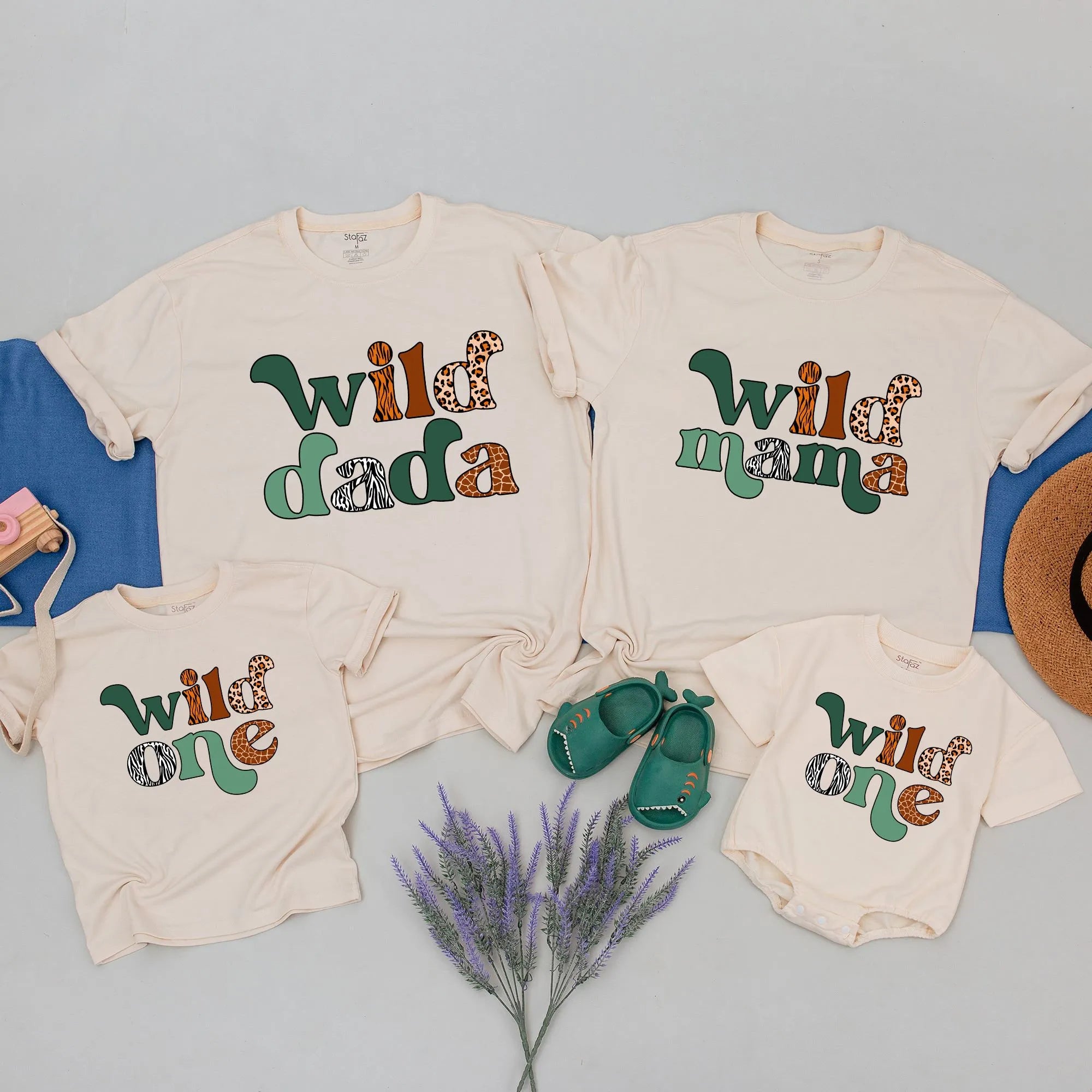 Wild One Family Birthday Shirts: Safari Celebration
