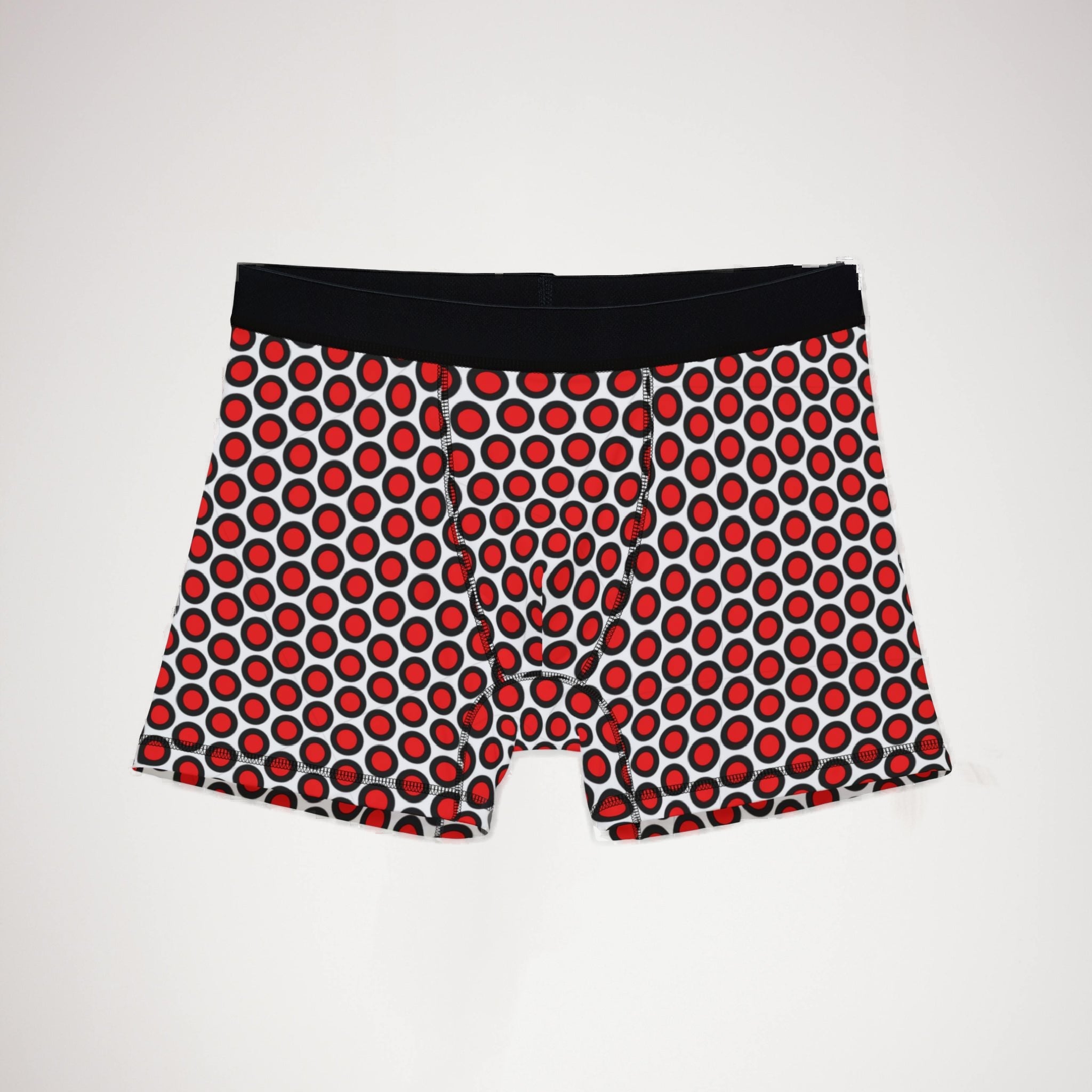 Men's boxers black and red