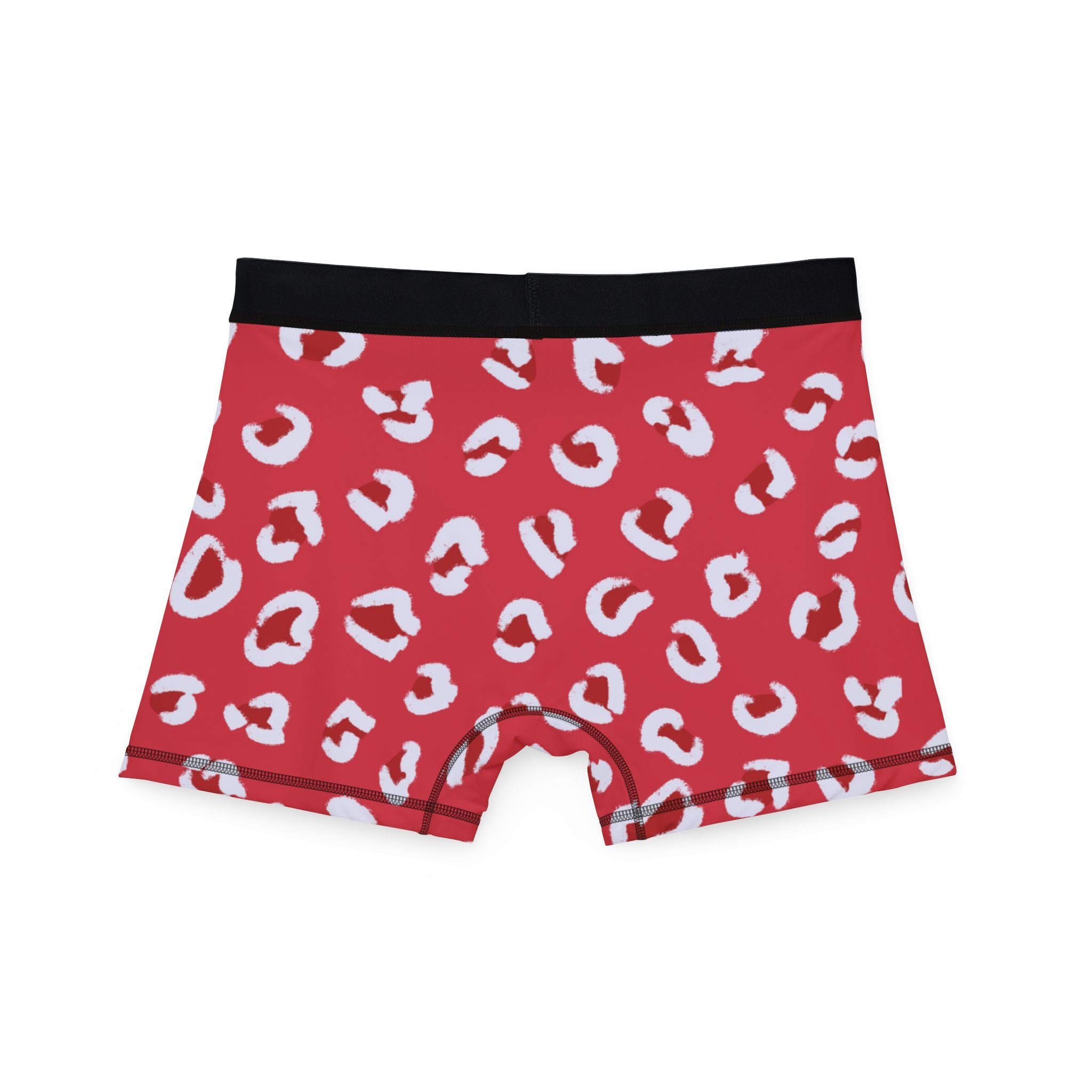 Men's boxers red leopard