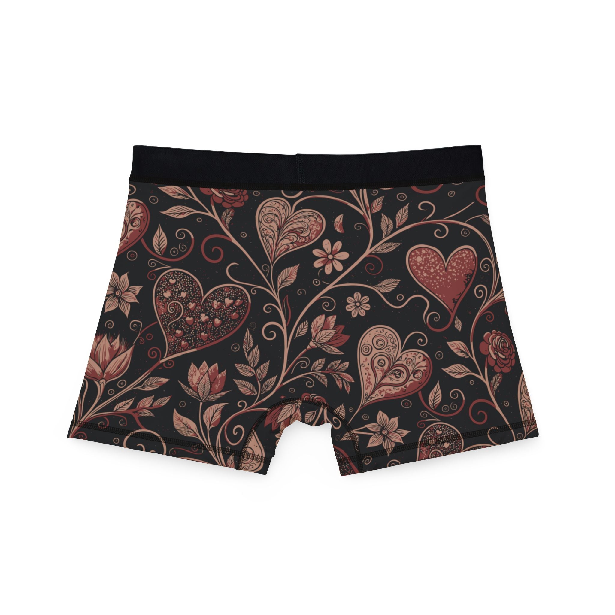 Men's boxers valentine heart retro one