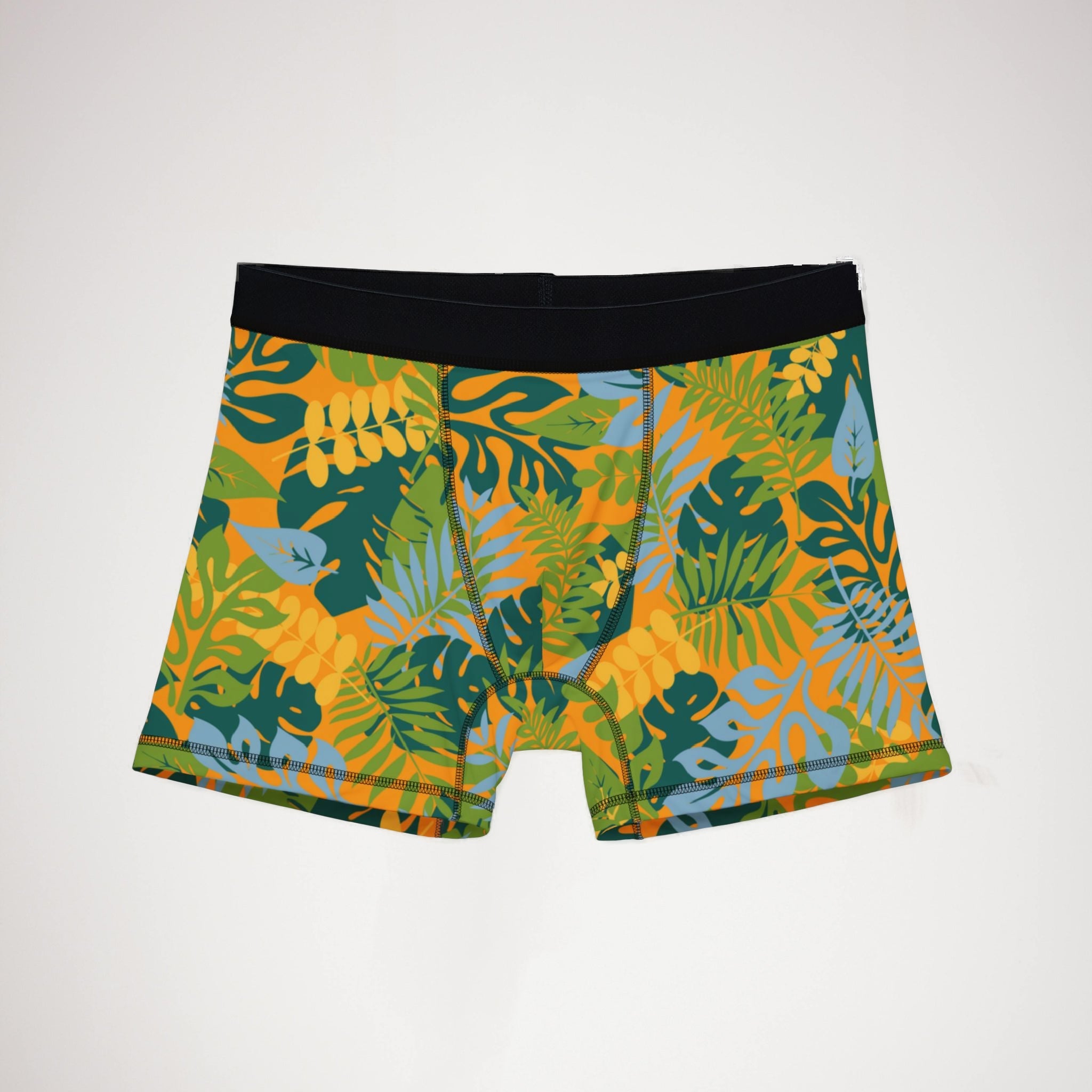 Men's boxers tropical island garden