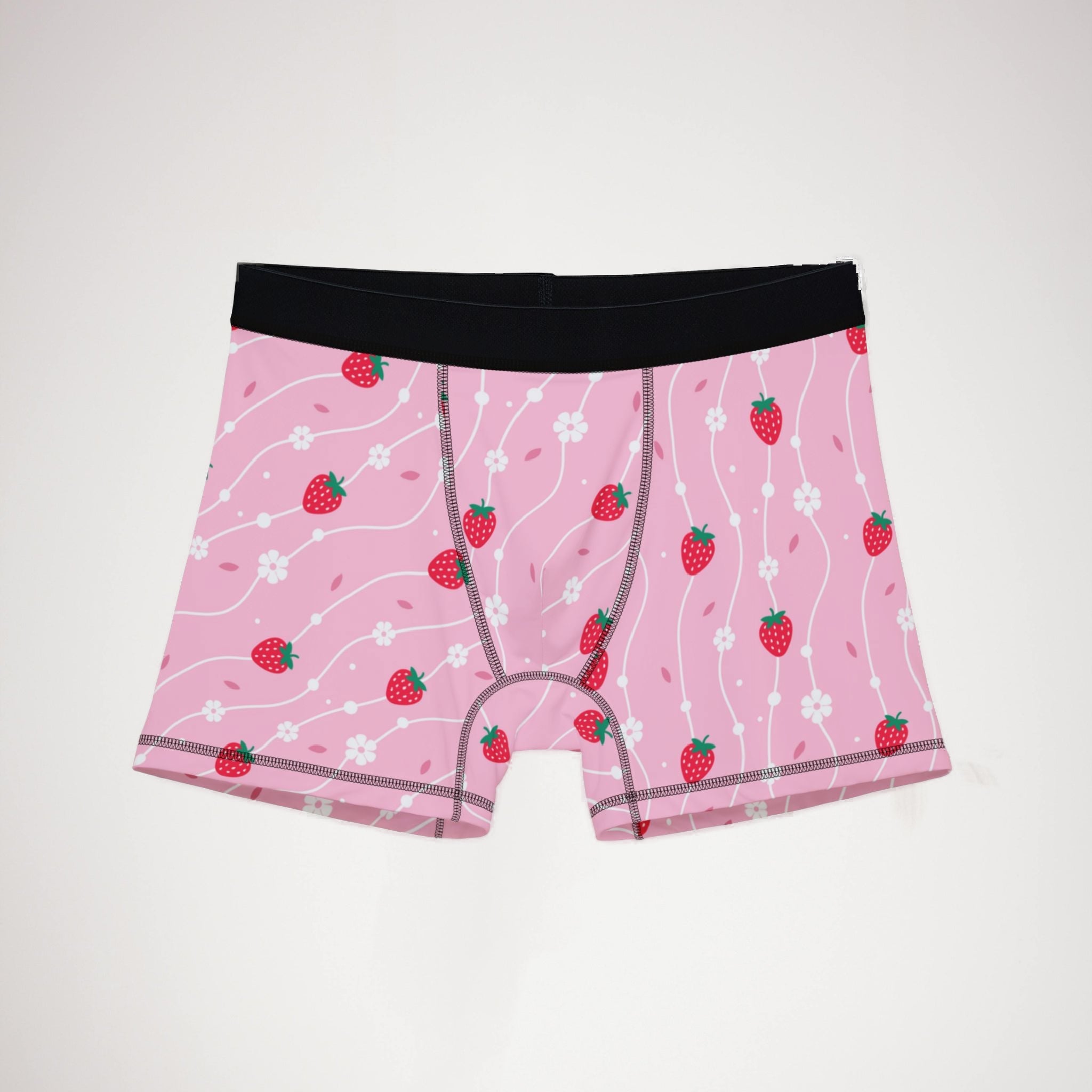 Men's boxers strawberry hot daisy