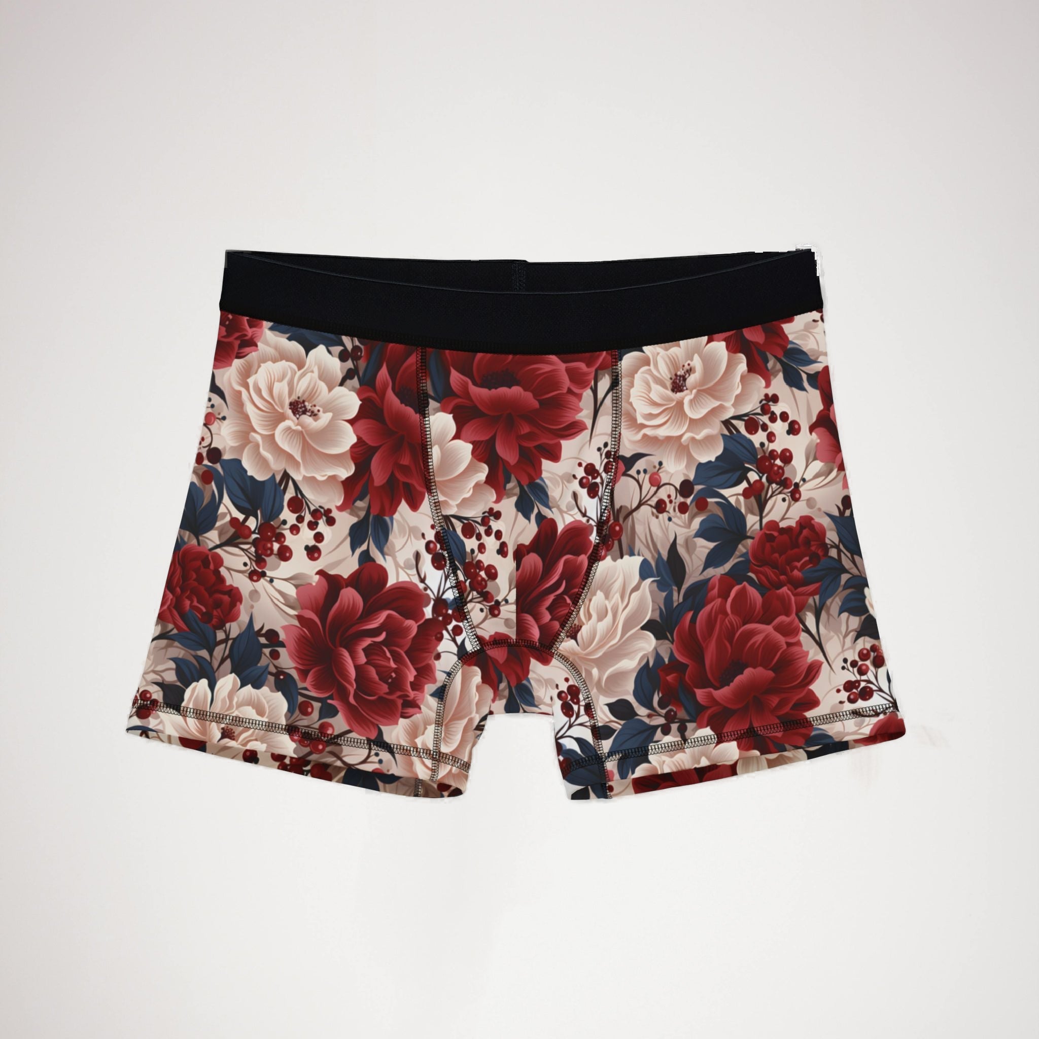 Men's boxers cherry rose