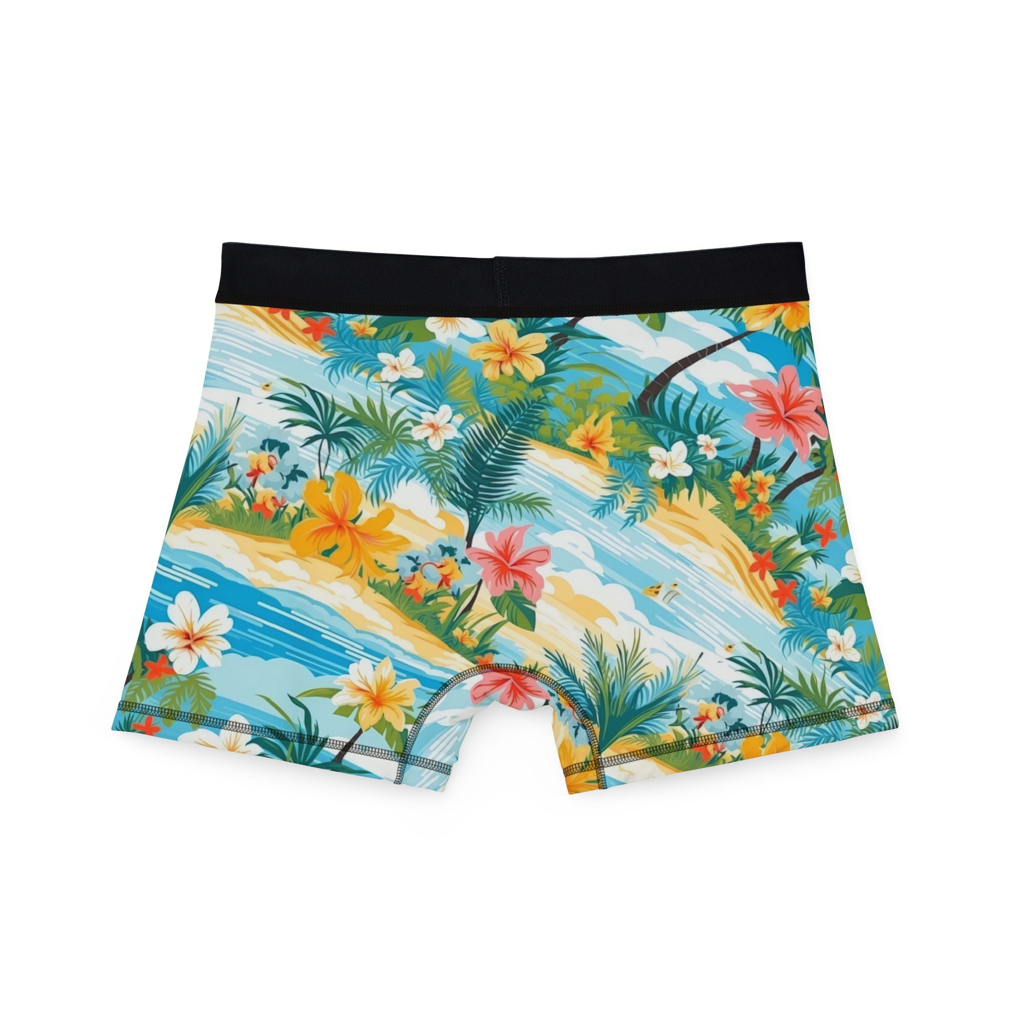 Men's boxers tropical summer beach