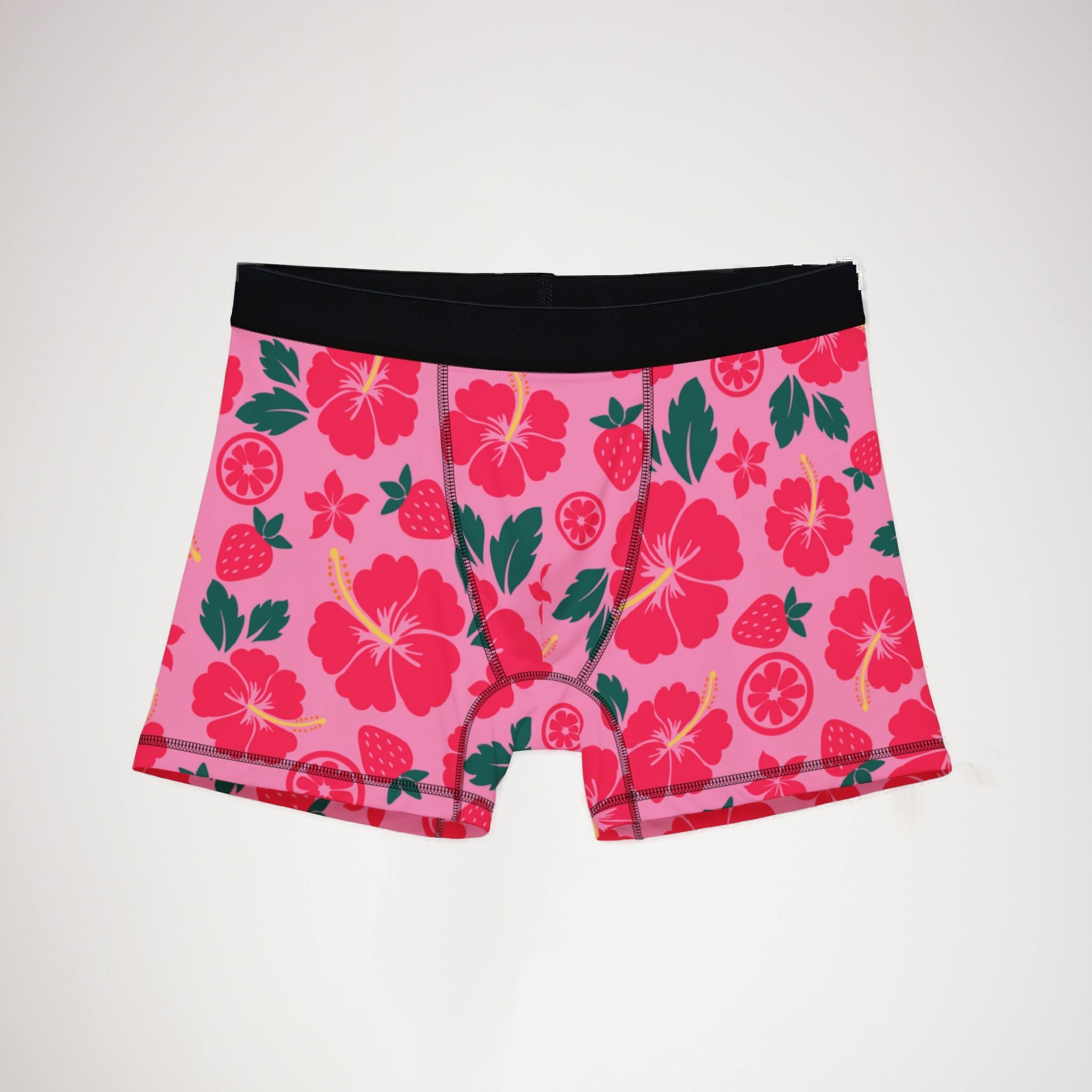 Men's boxers tropical island garden