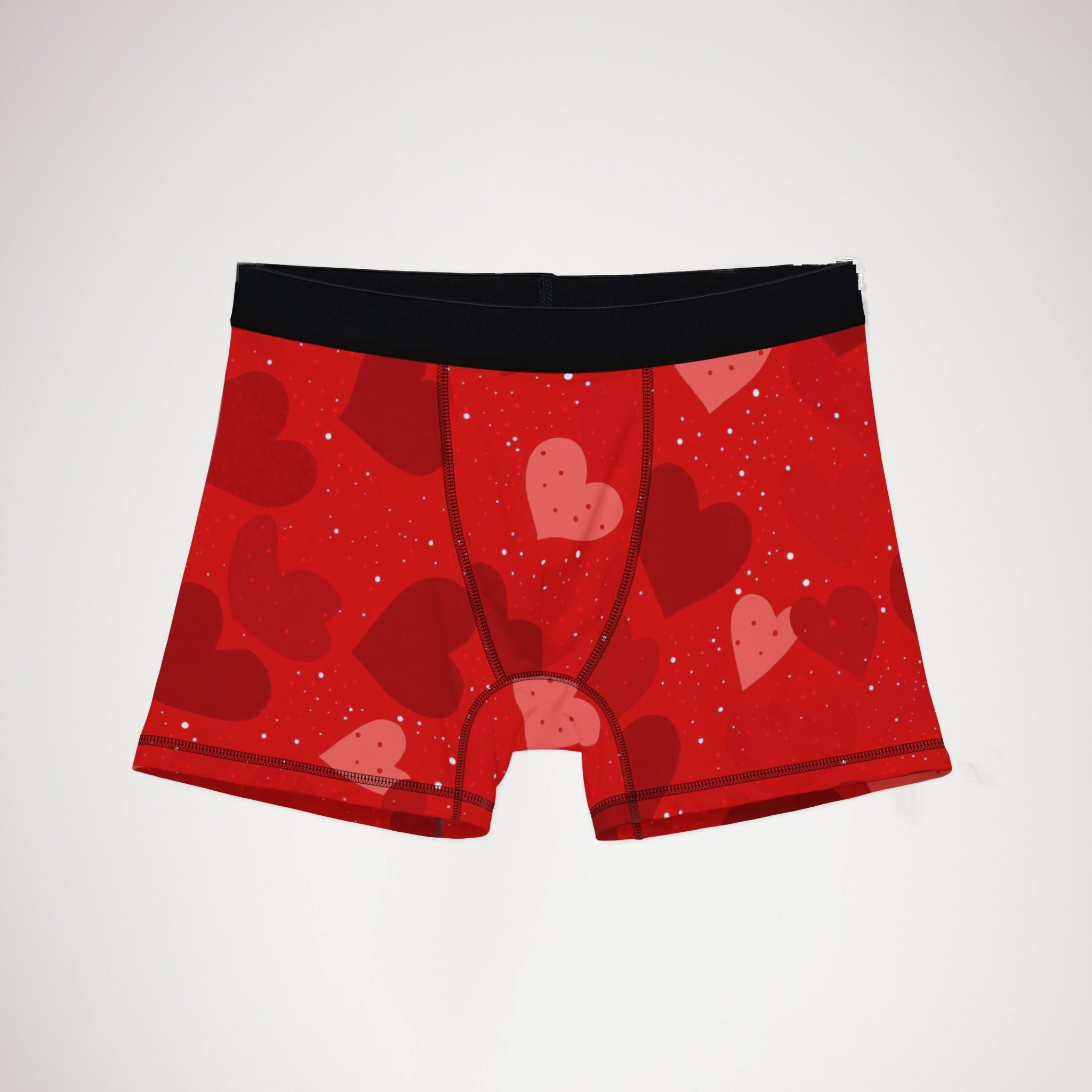 Men's boxers valentine red heart one one
