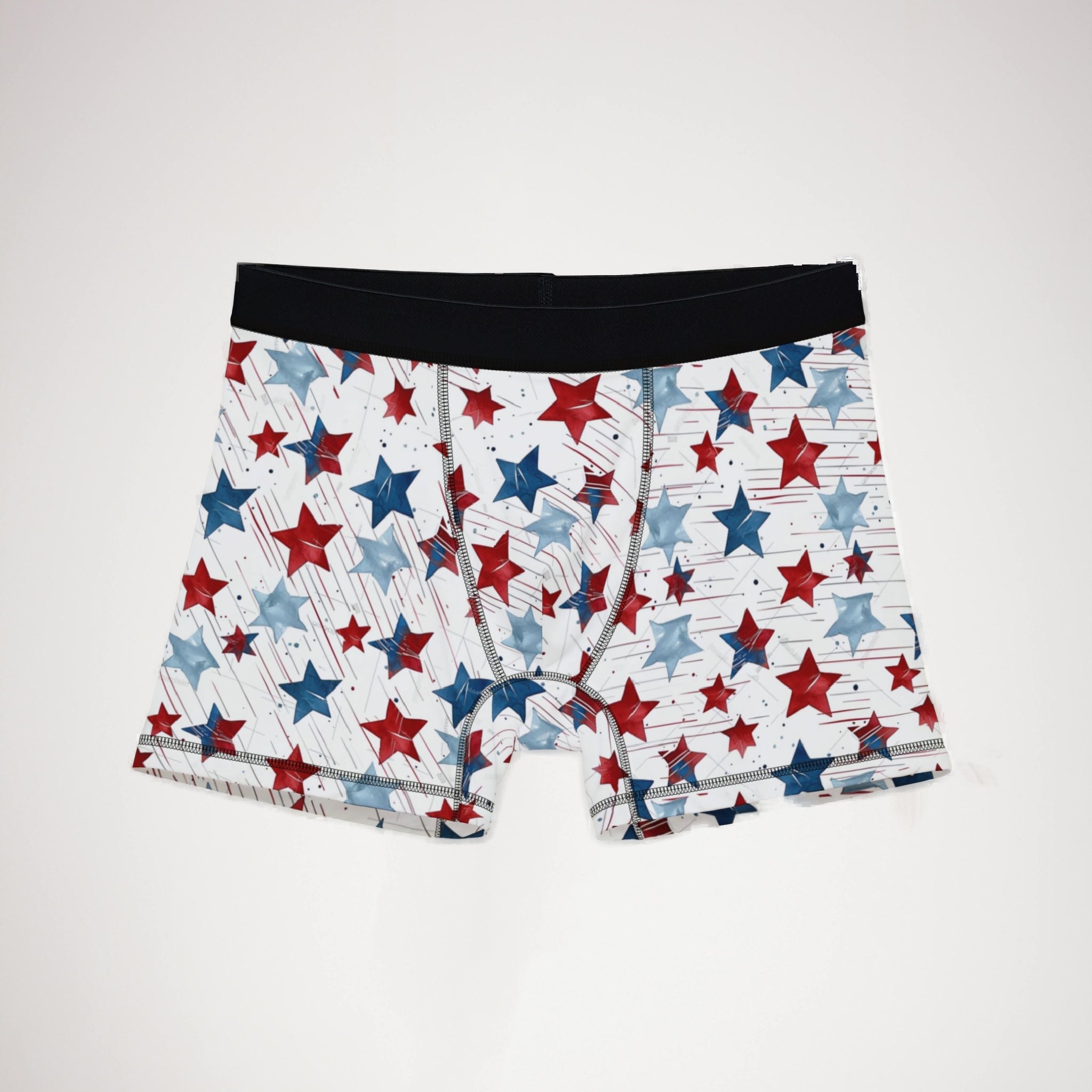 Men's boxers watercolor 4th of july