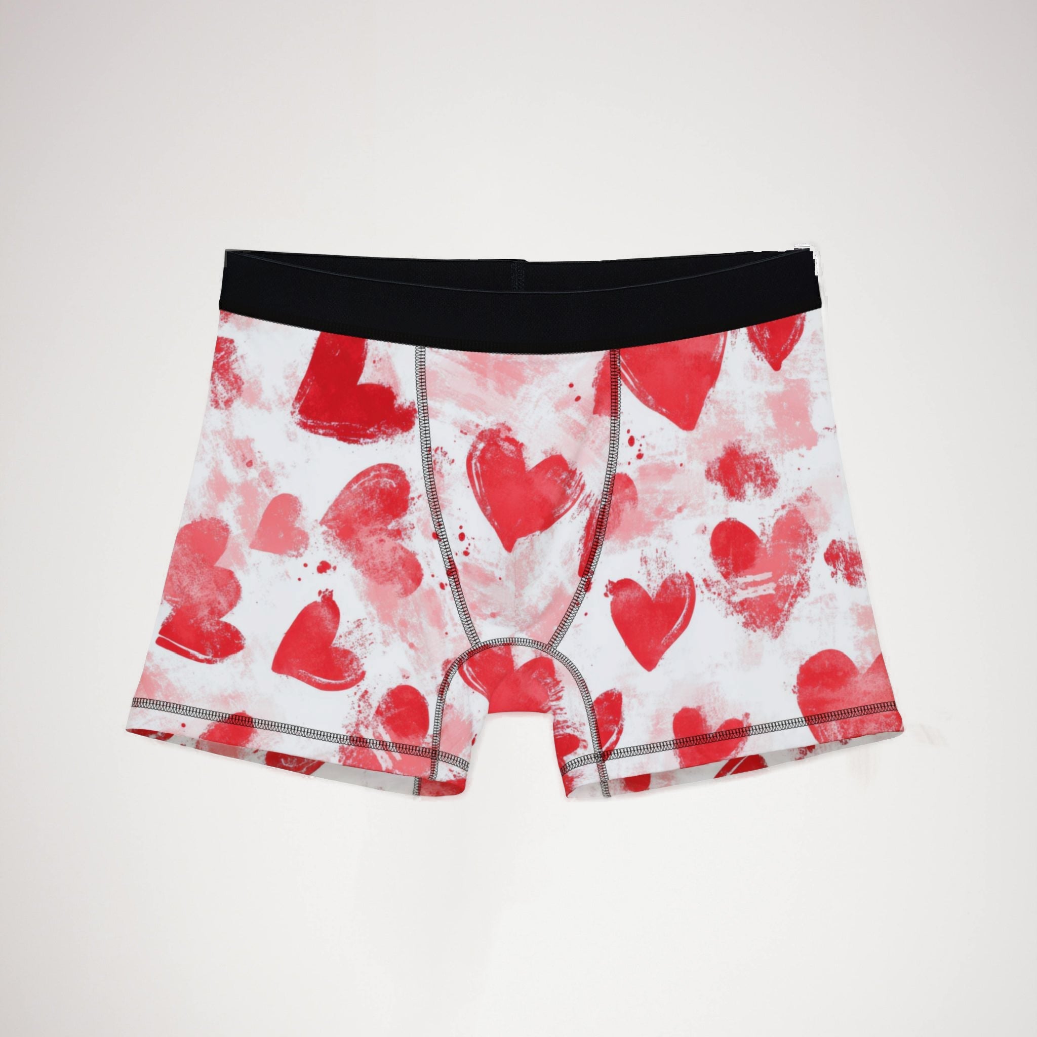Men's boxers valentine red heart one one