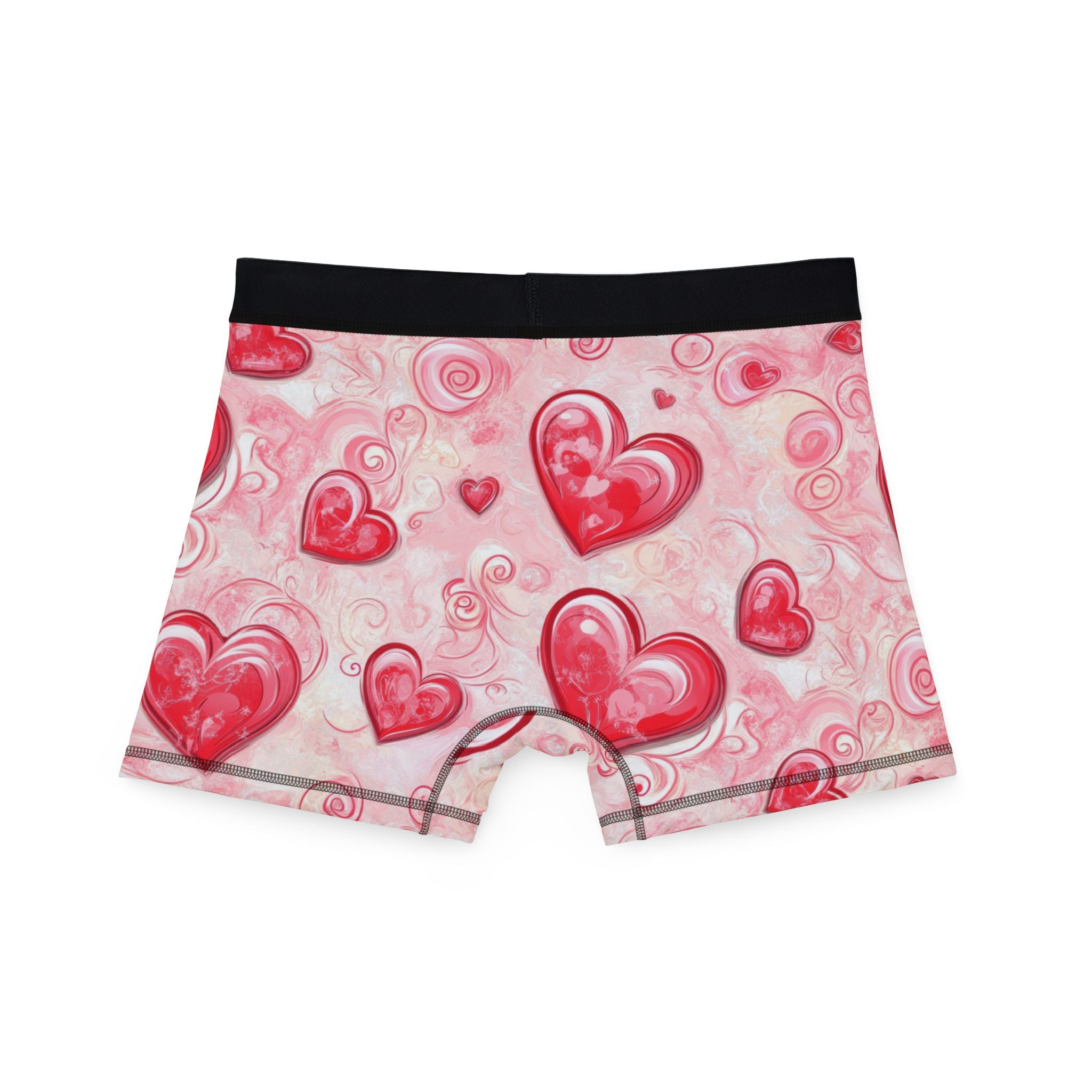 Men's boxers valentine red heart