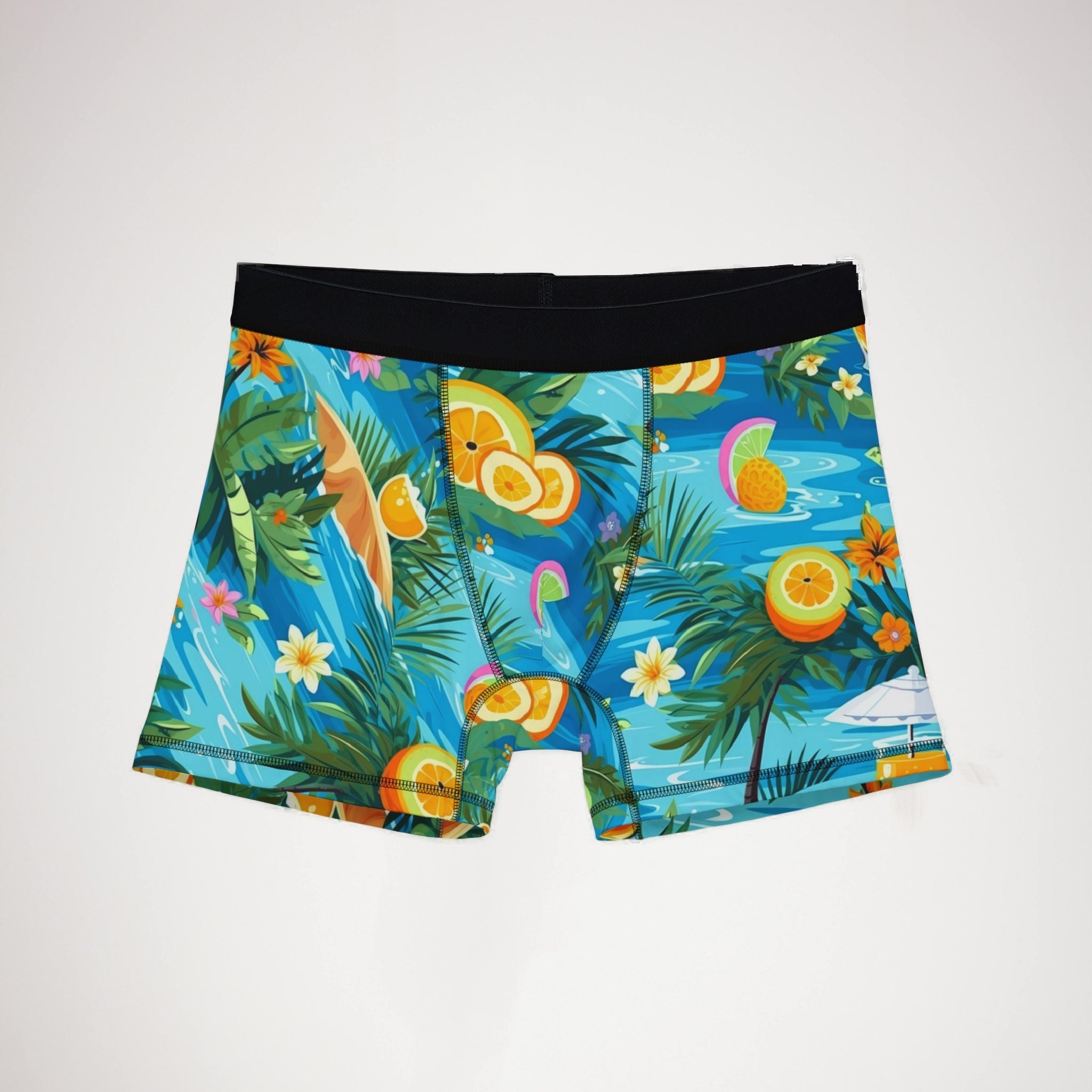 Men's boxers tropical summer beach