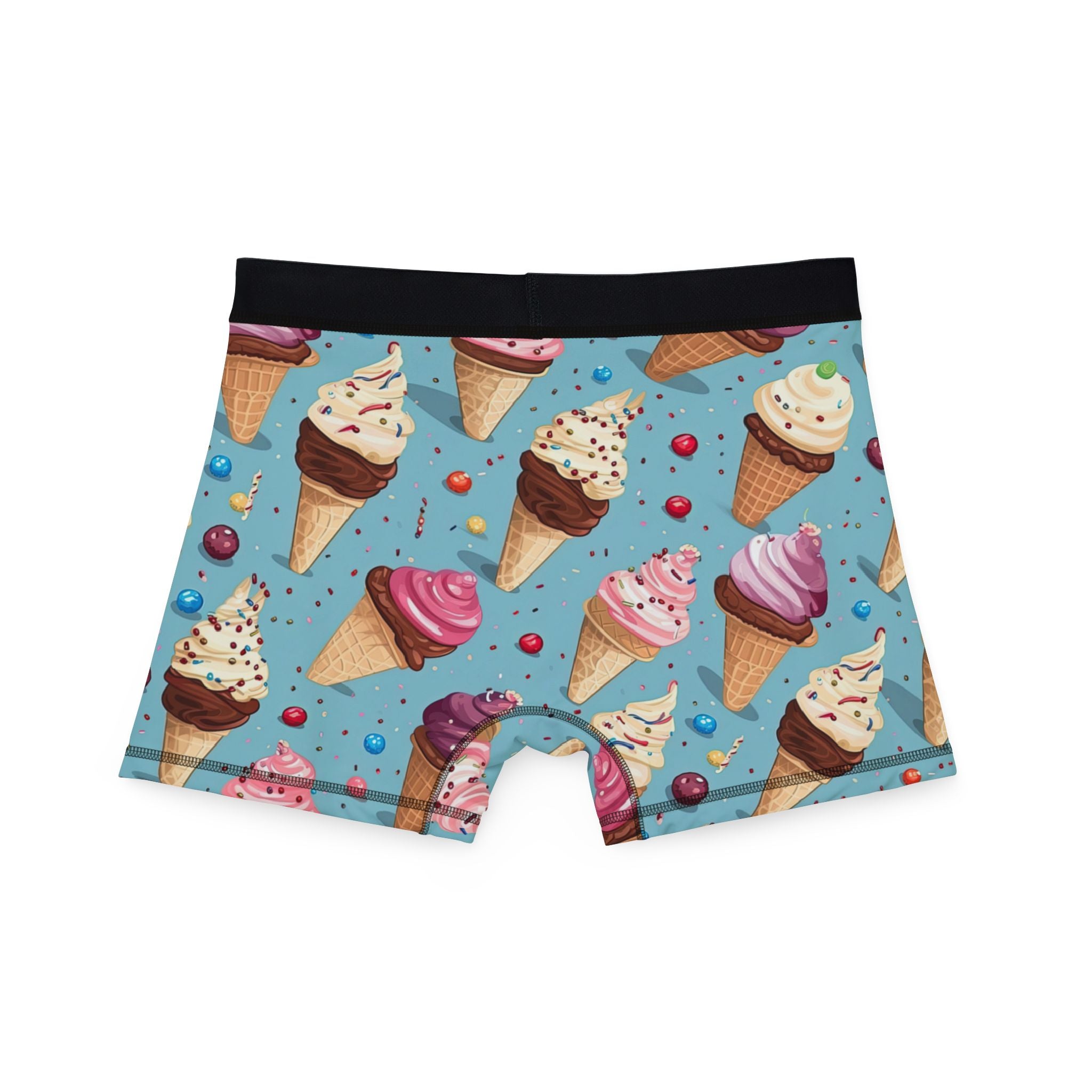 Men's boxers sprinkled ice cream