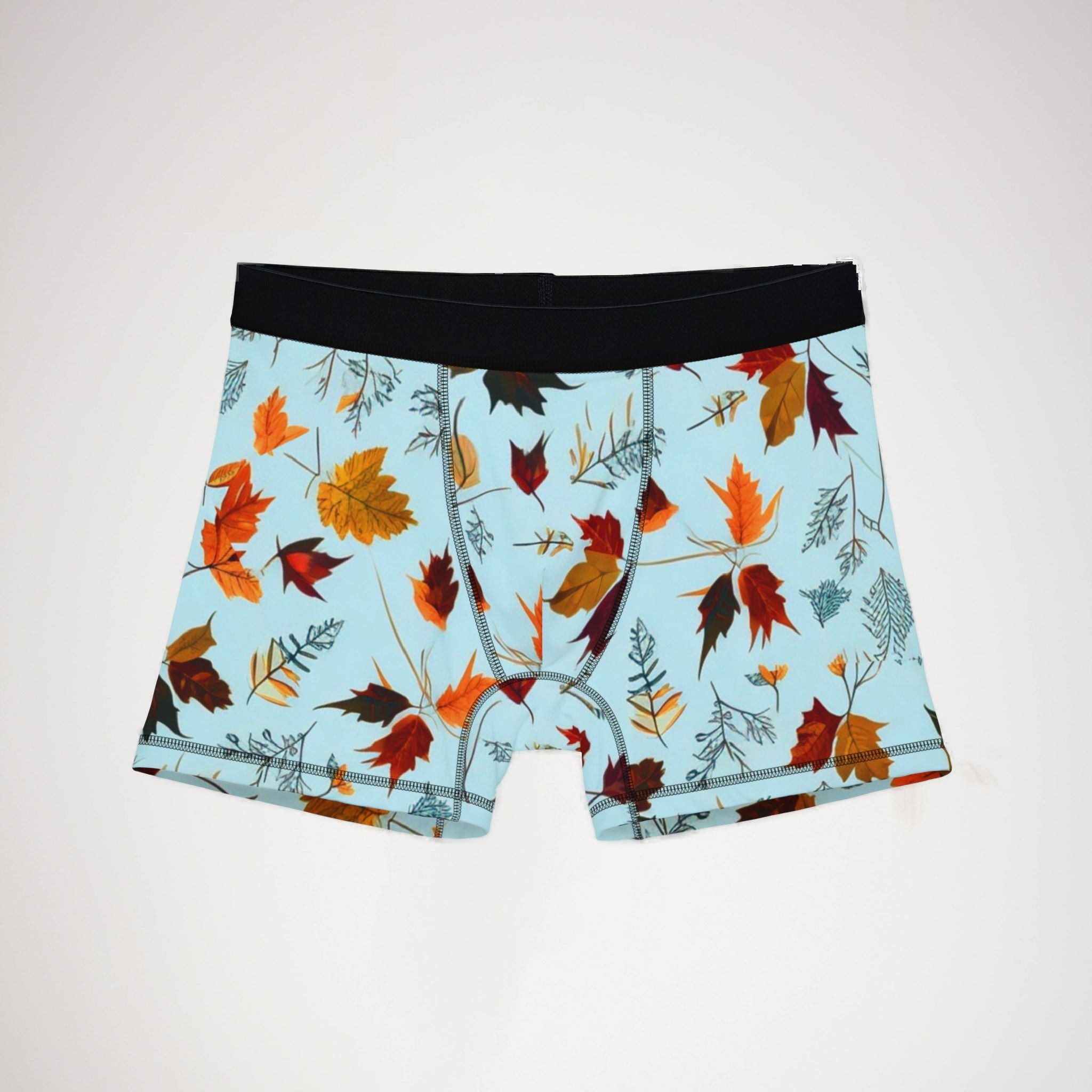 Men's boxers autumn leaves