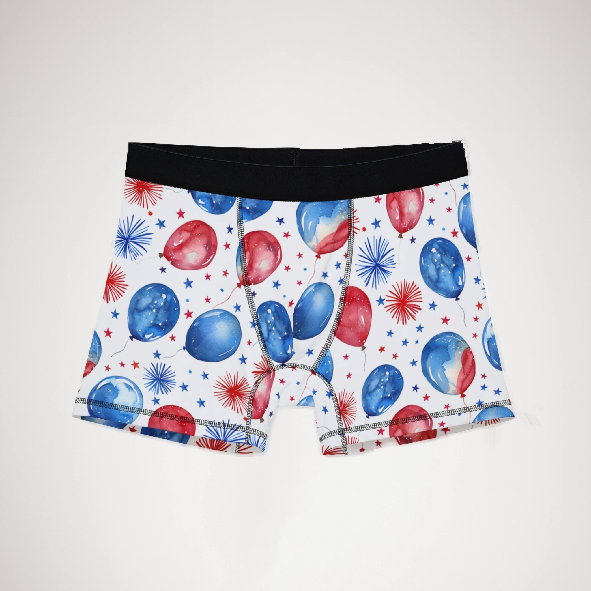 Men's boxers watercolor 4th of july