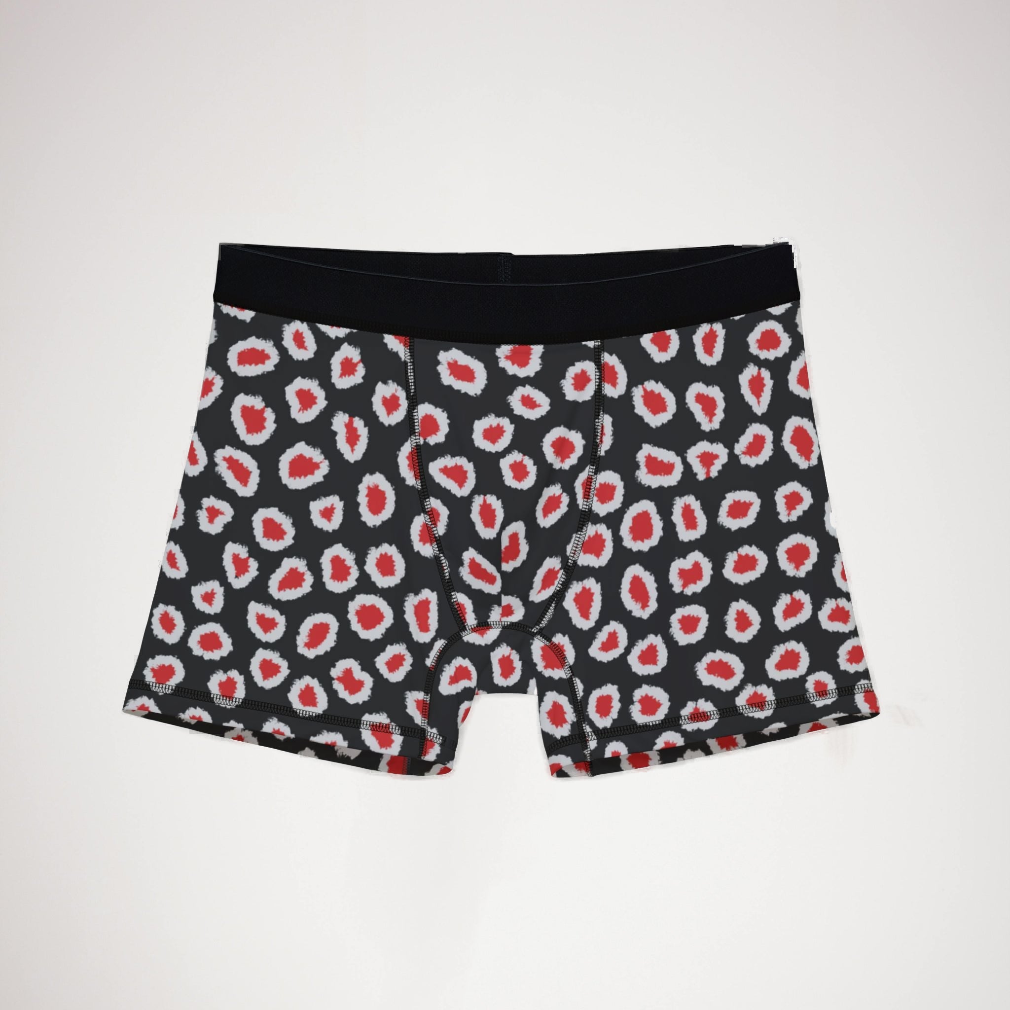 Men's boxers red leopard