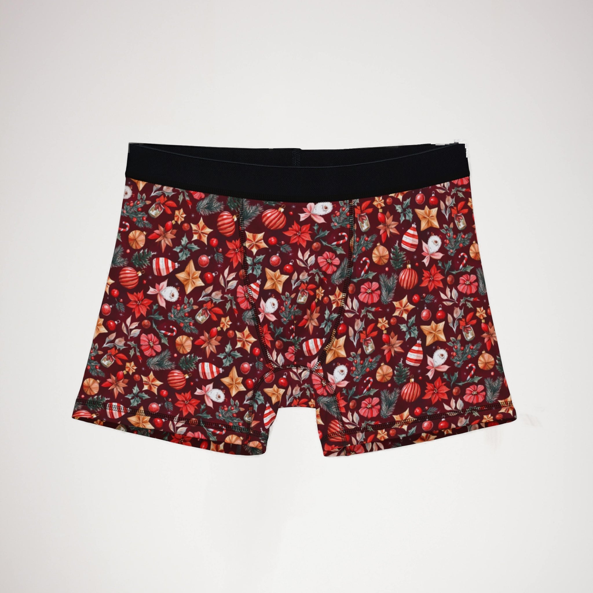 Men's boxers red coquette christmas