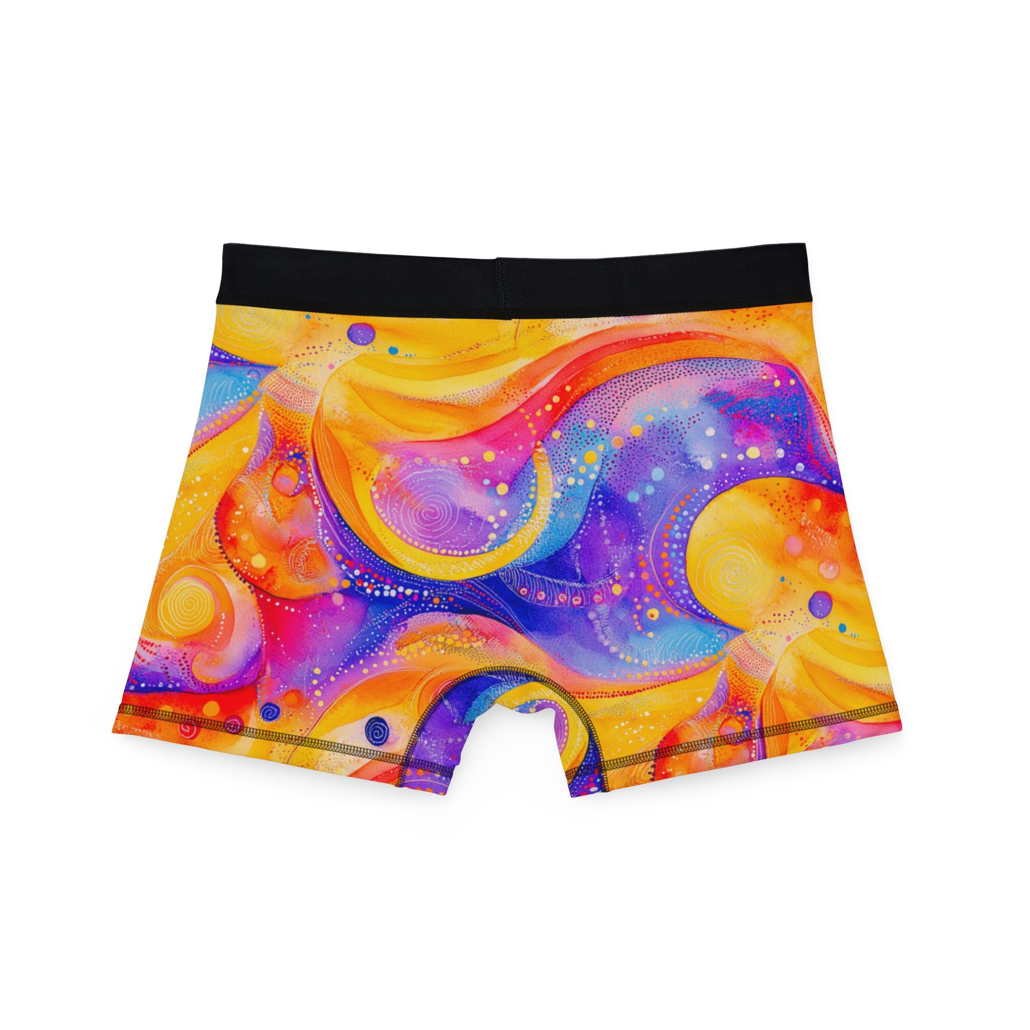 Men's boxers watercolor abstract