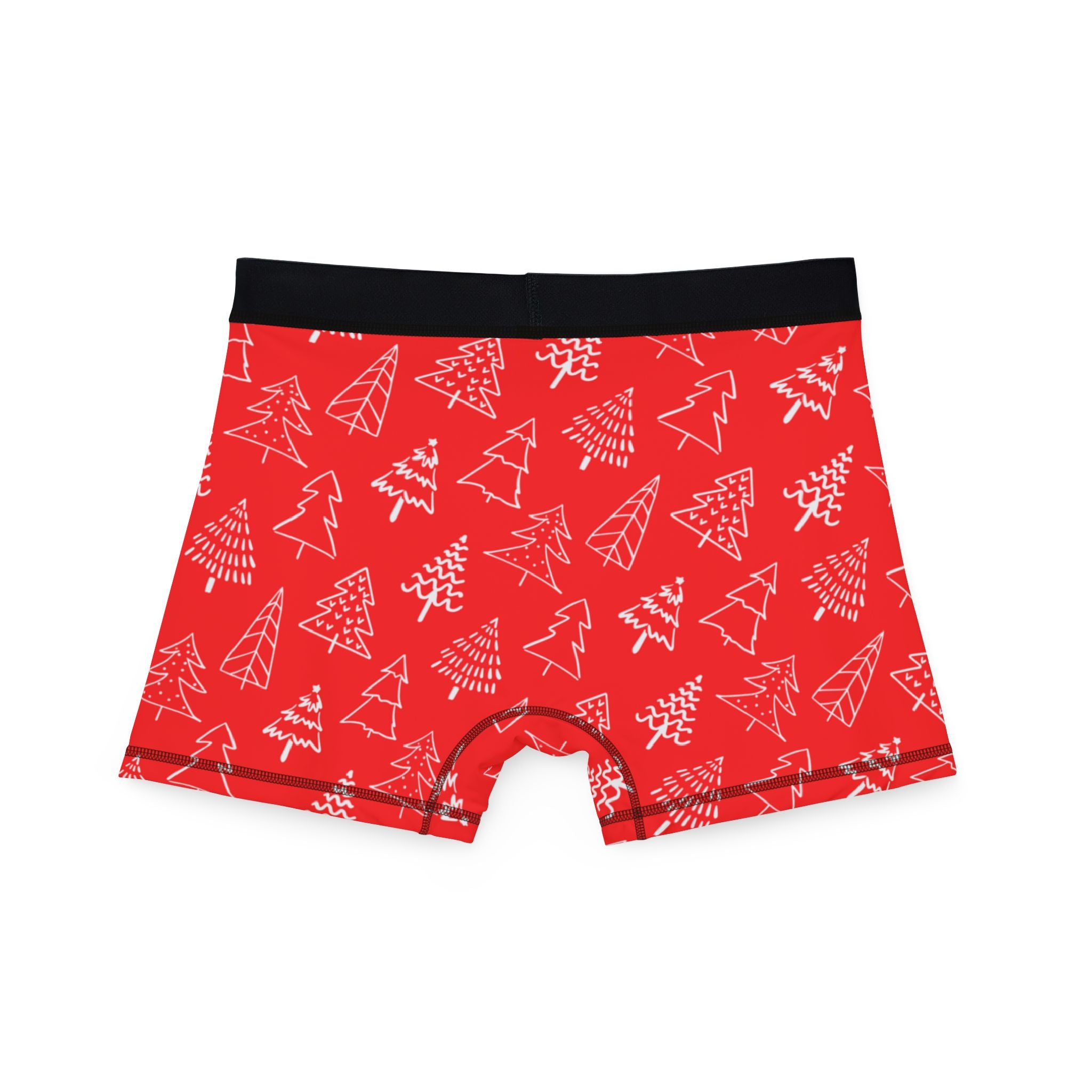Men's boxers red white christmas
