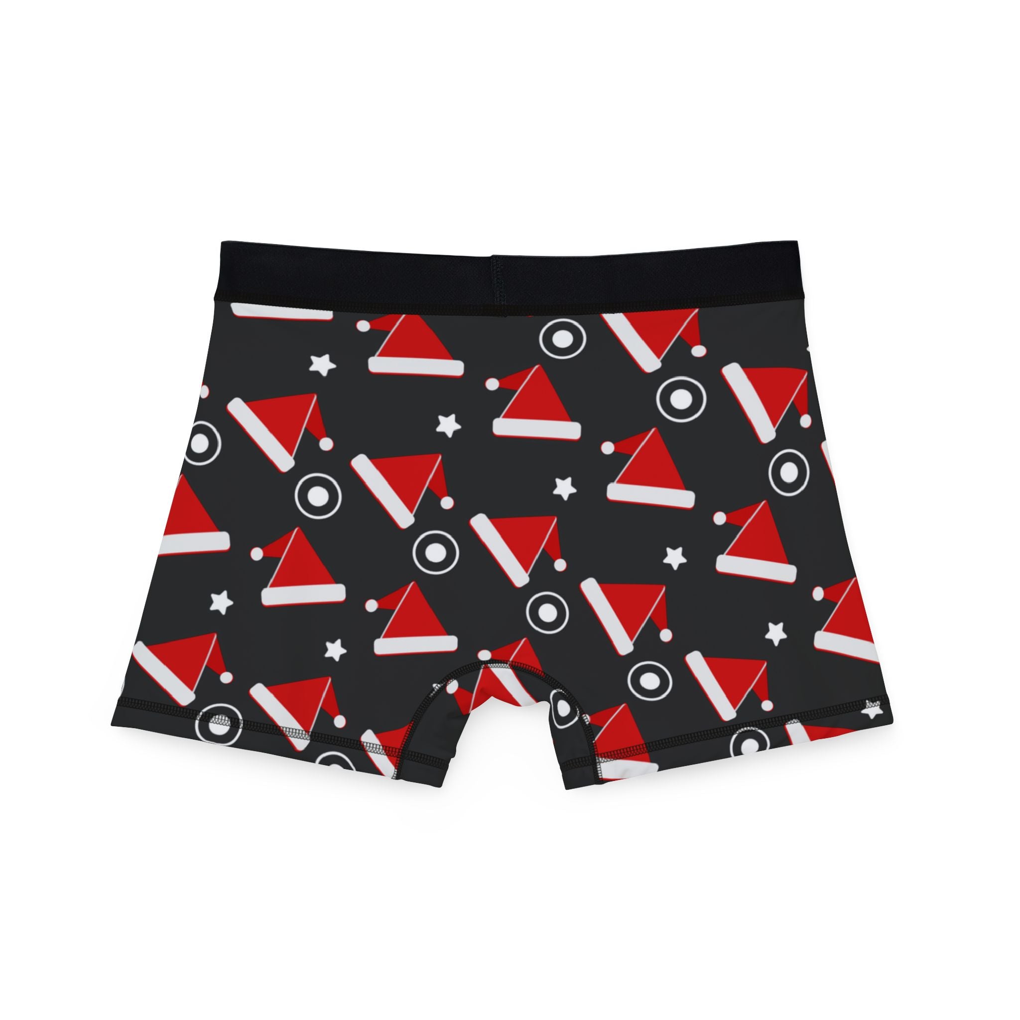 Men's boxers red christmas dots