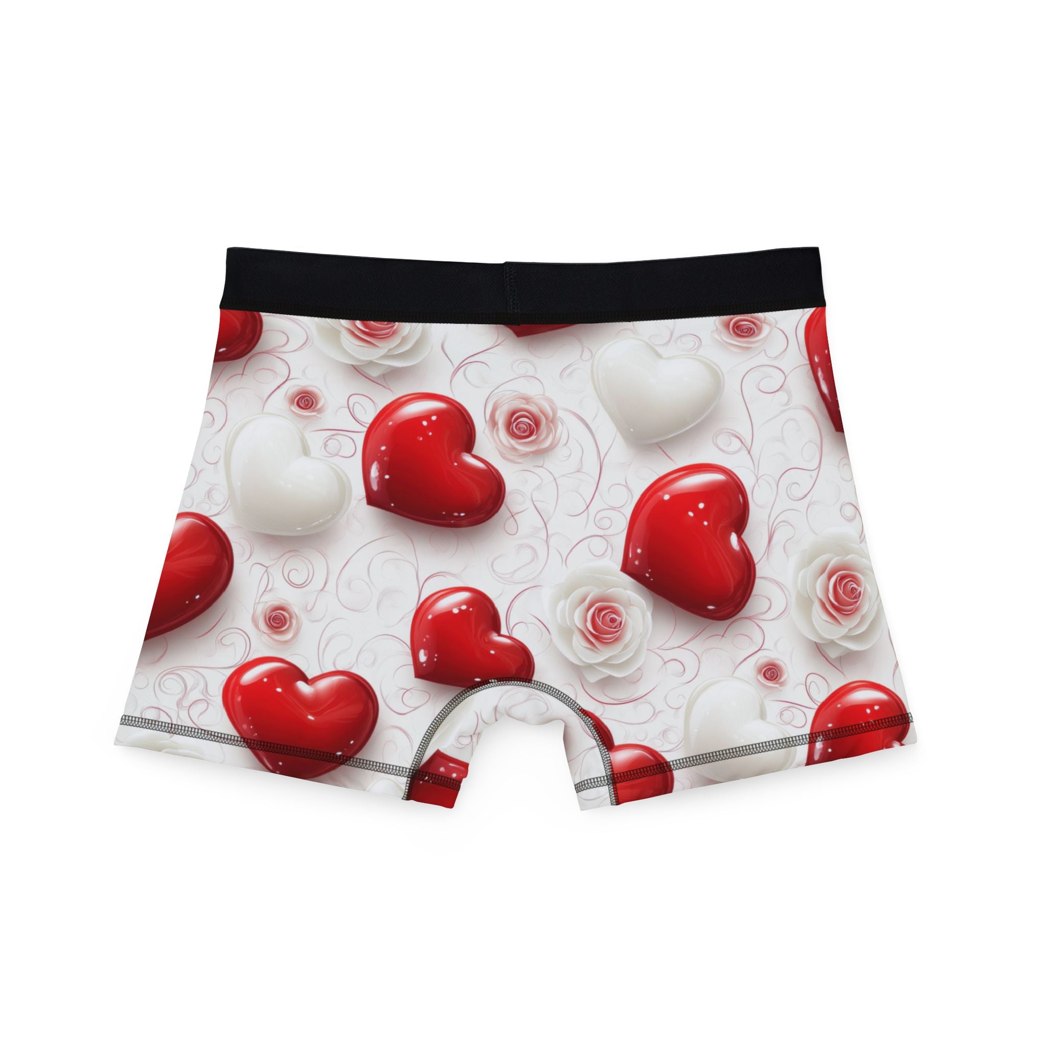 Men's boxers valentine red heart one one