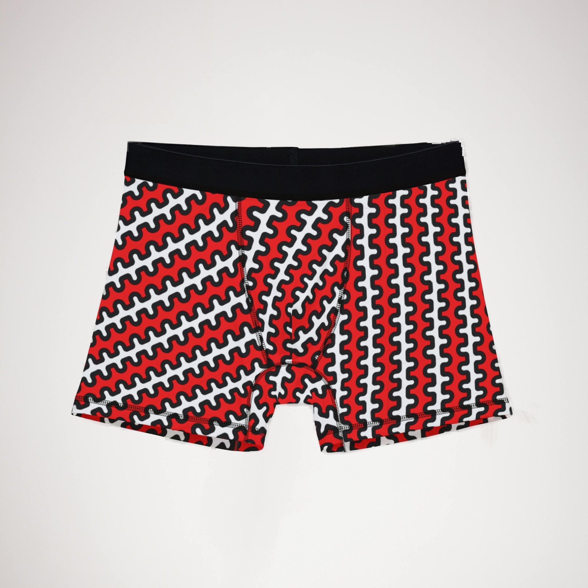 Men's boxers black and red