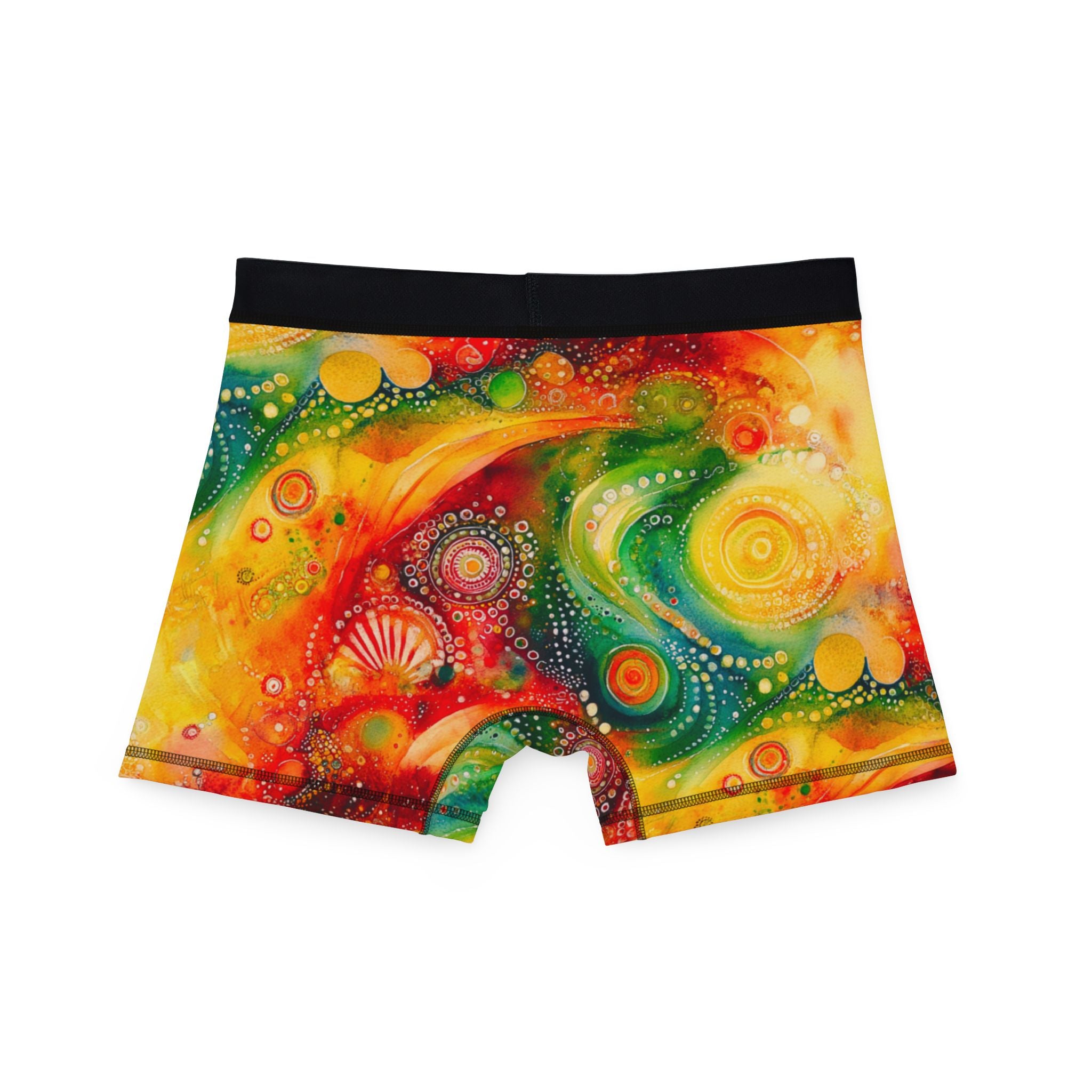 Men's boxers watercolor abstract