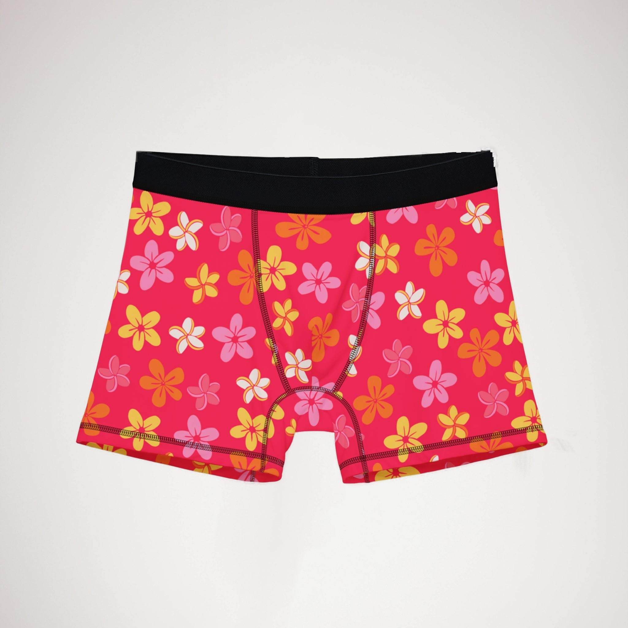 Men's boxers tropical island garden