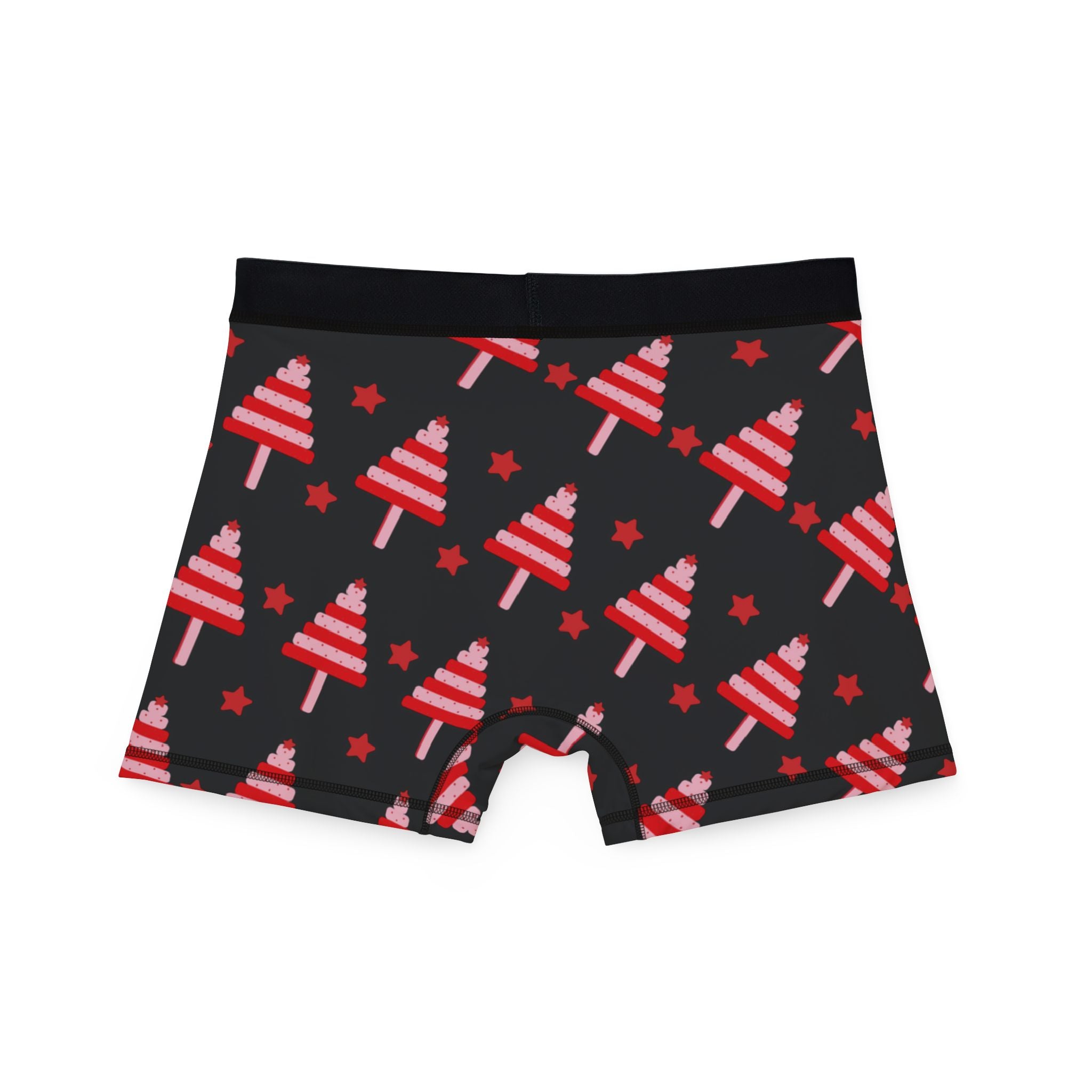 Men's boxers red christmas dots
