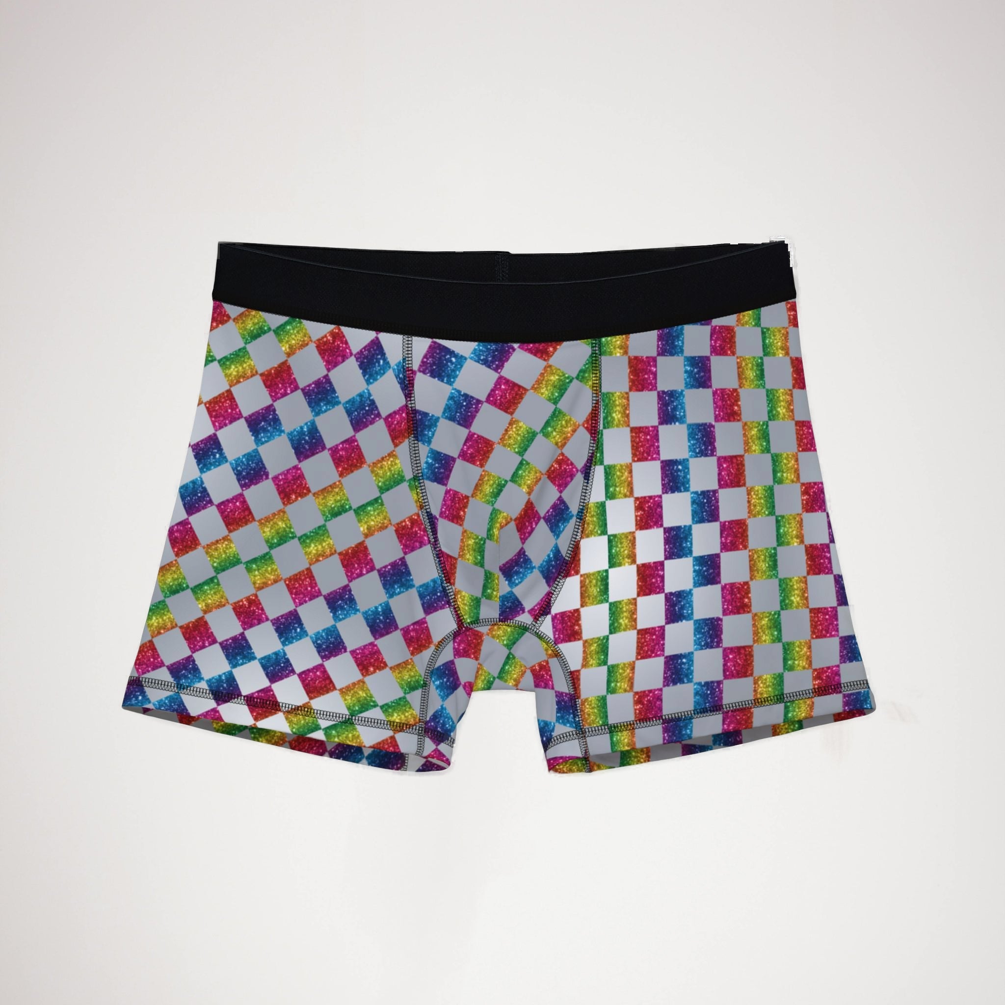 Men's boxers rainbow glitter