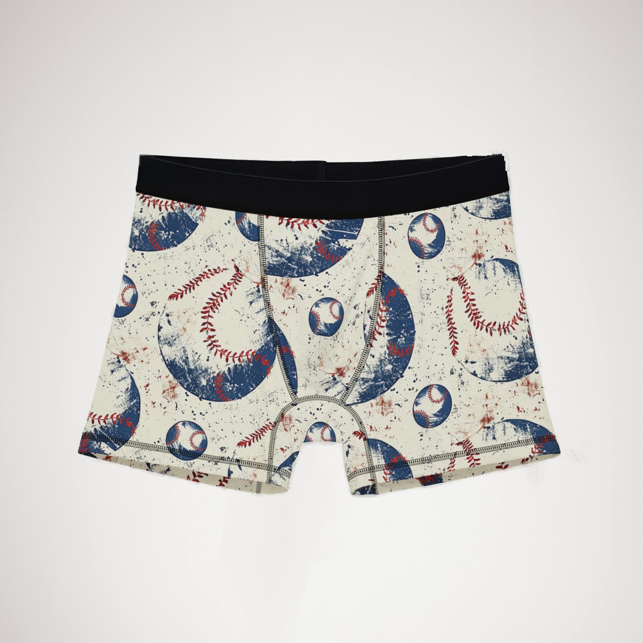 Men's boxers retro baseball