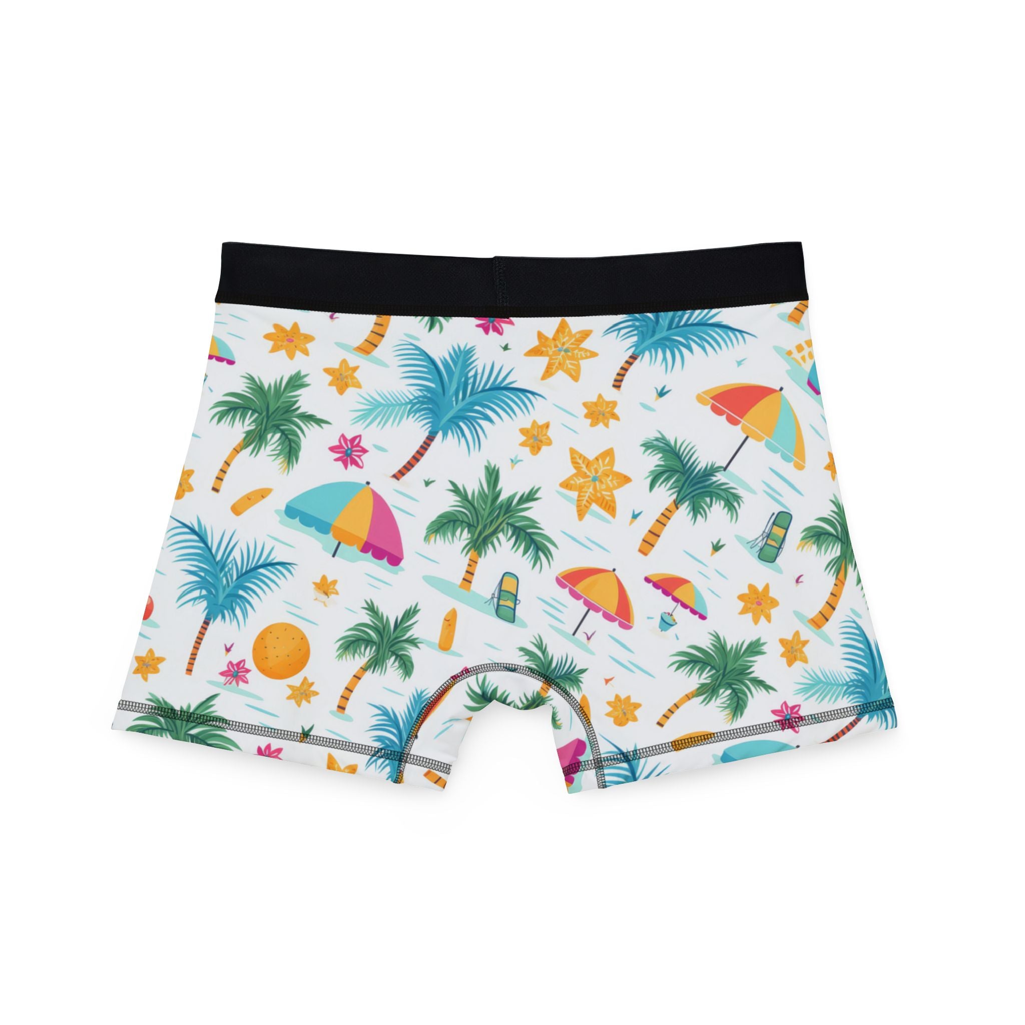 Men's boxers tropical summer beach