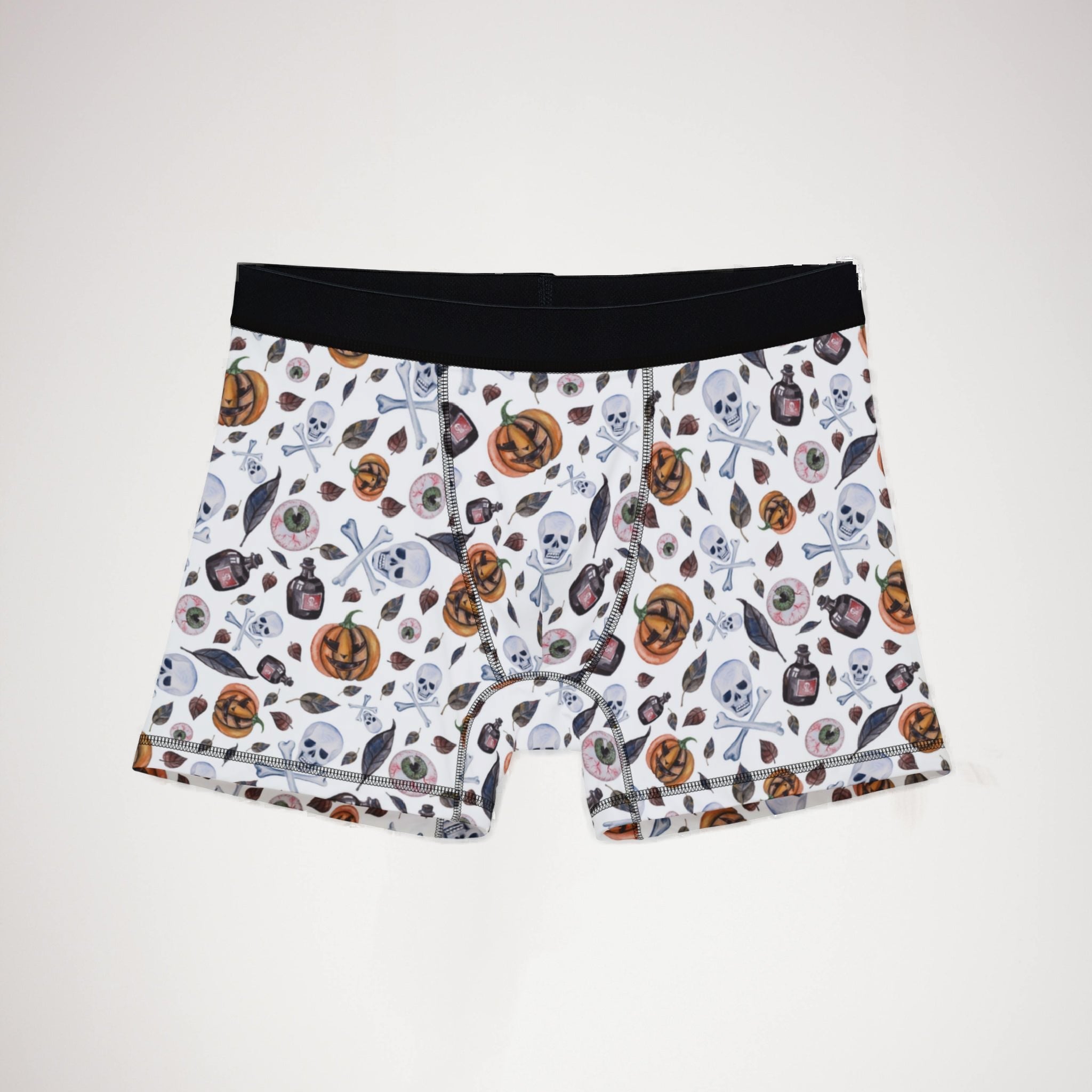 Men's boxers watercolor halloween