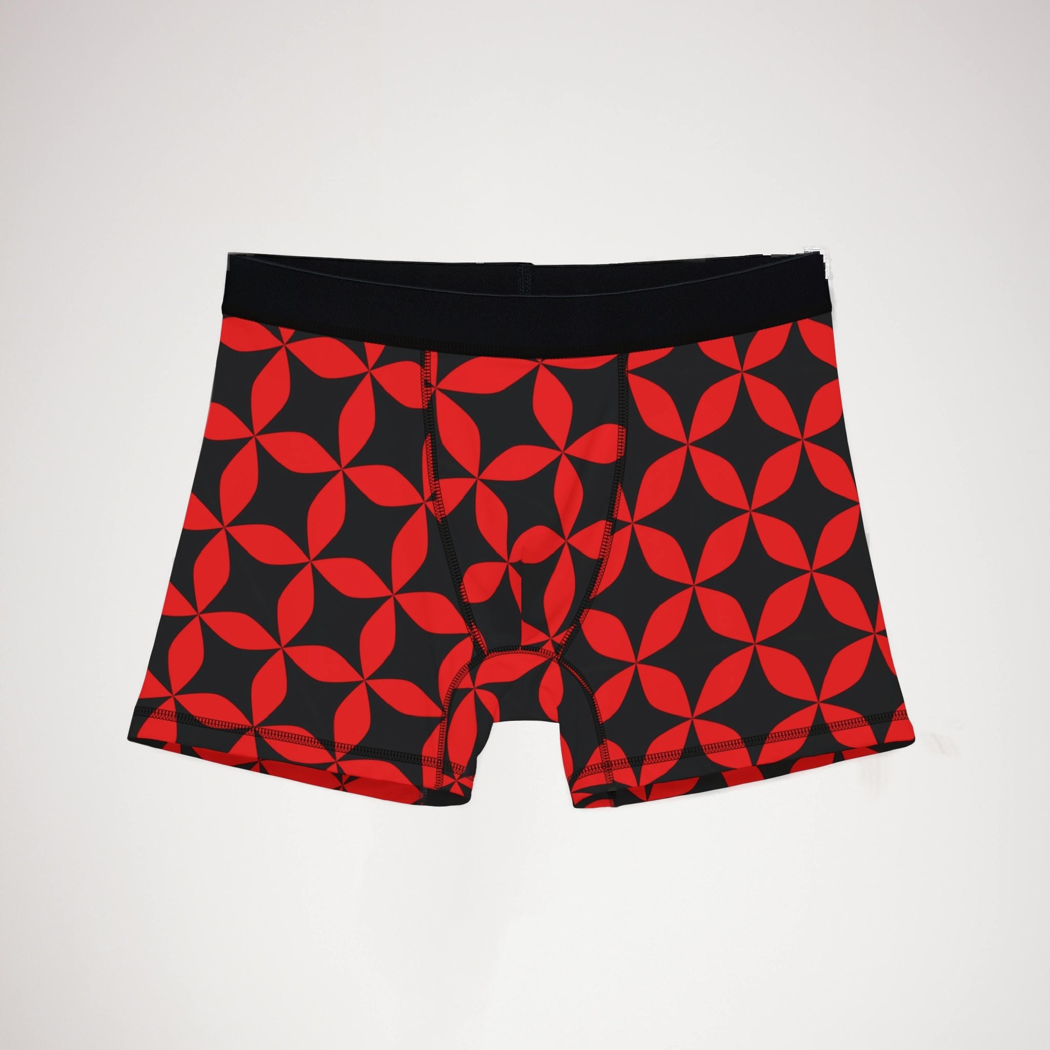 Men's boxers black and red